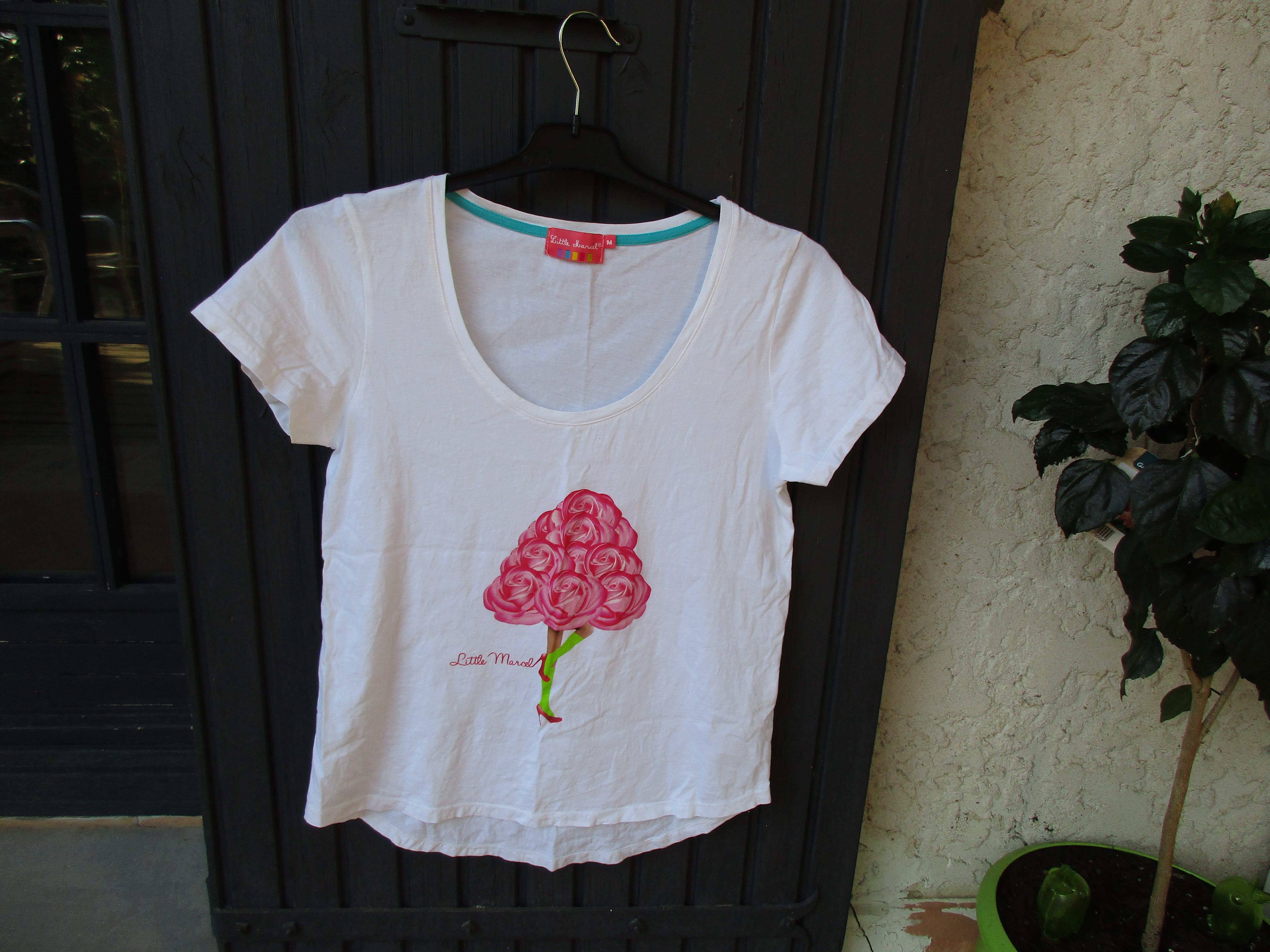 troc de troc joli tee shirt fin p état little marcel tm image 0