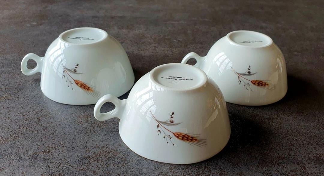 troc de troc tasse à café en porcelaine française décor épi image 0