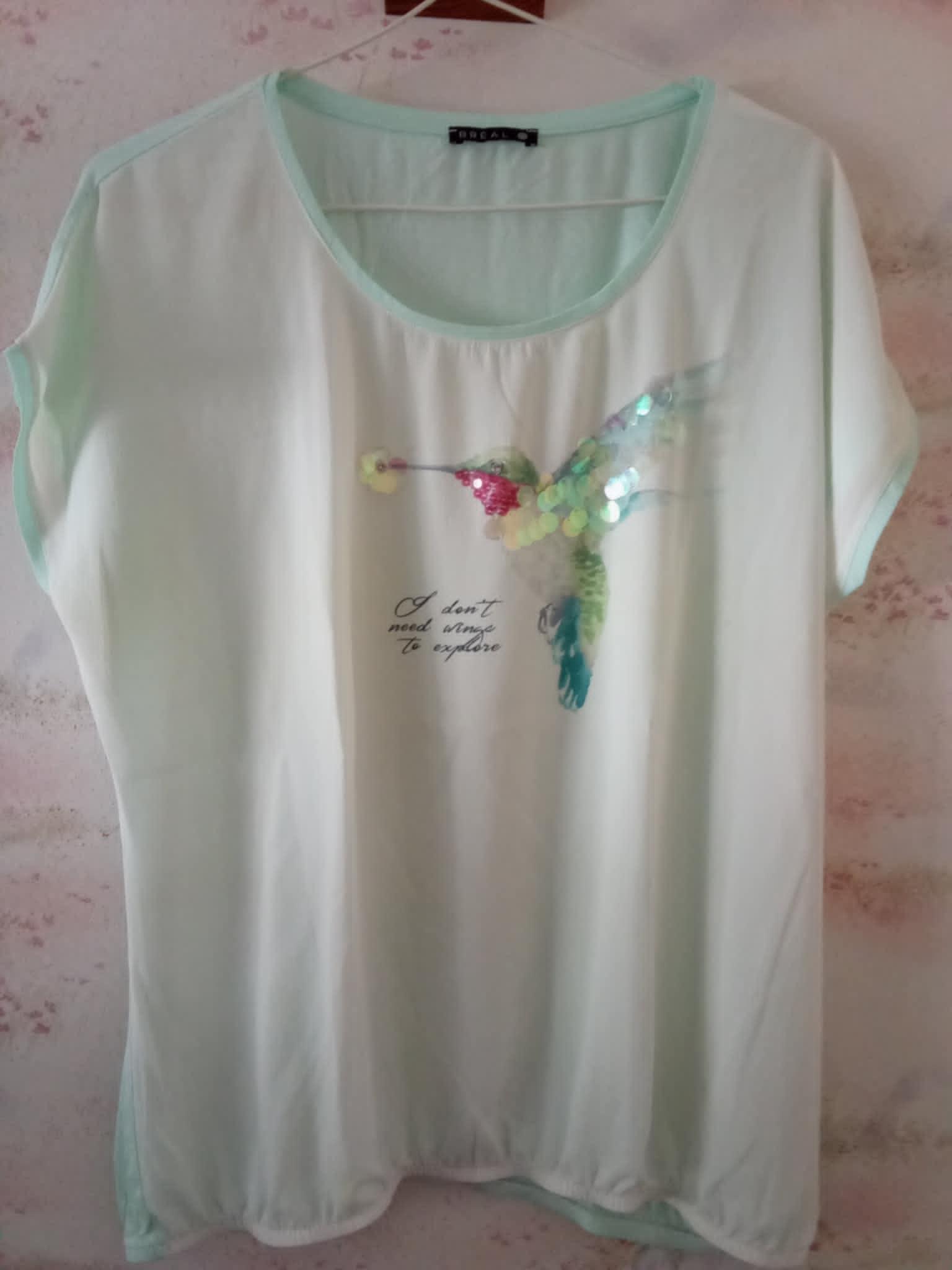 troc de troc haut de couleur menthe fantaisie devant   taille 4   42/44 image 1