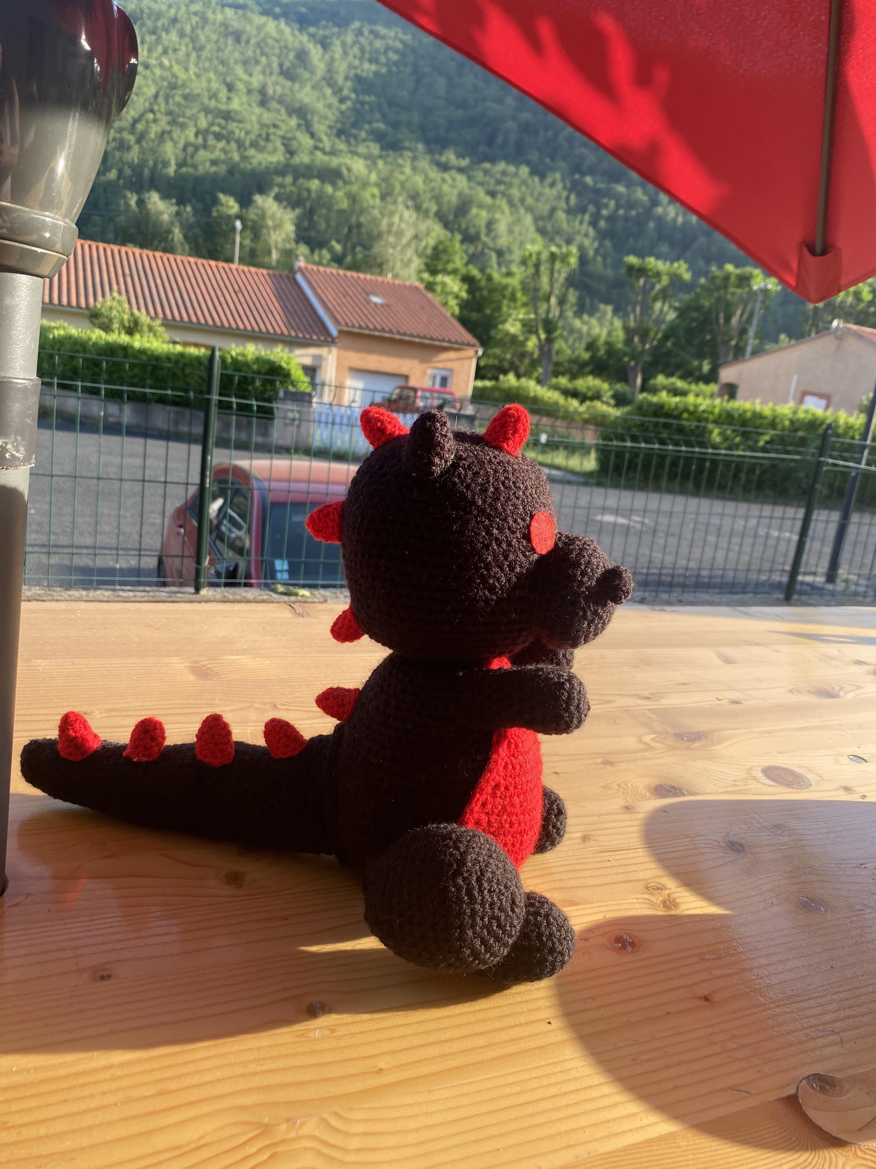 troc de troc dinosaure fait main image 1
