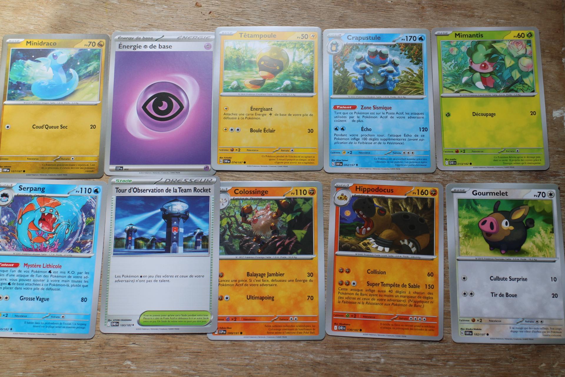 troc de troc lot cartes pokemon e image 2