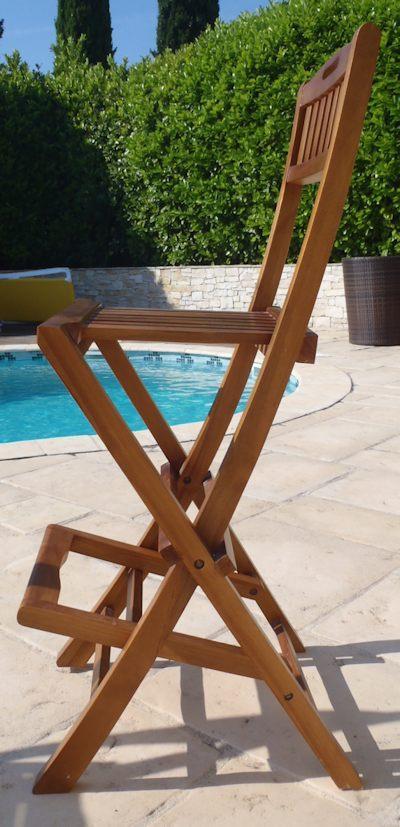 troc de troc neuf: lot 2 tabourets bar bois exotique image 1