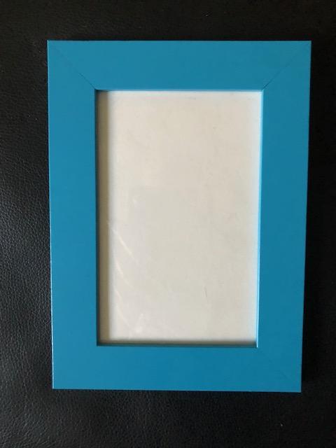 troc de troc cadre photo bleu turquoise espace visuel 8,7x13,8cm image 0