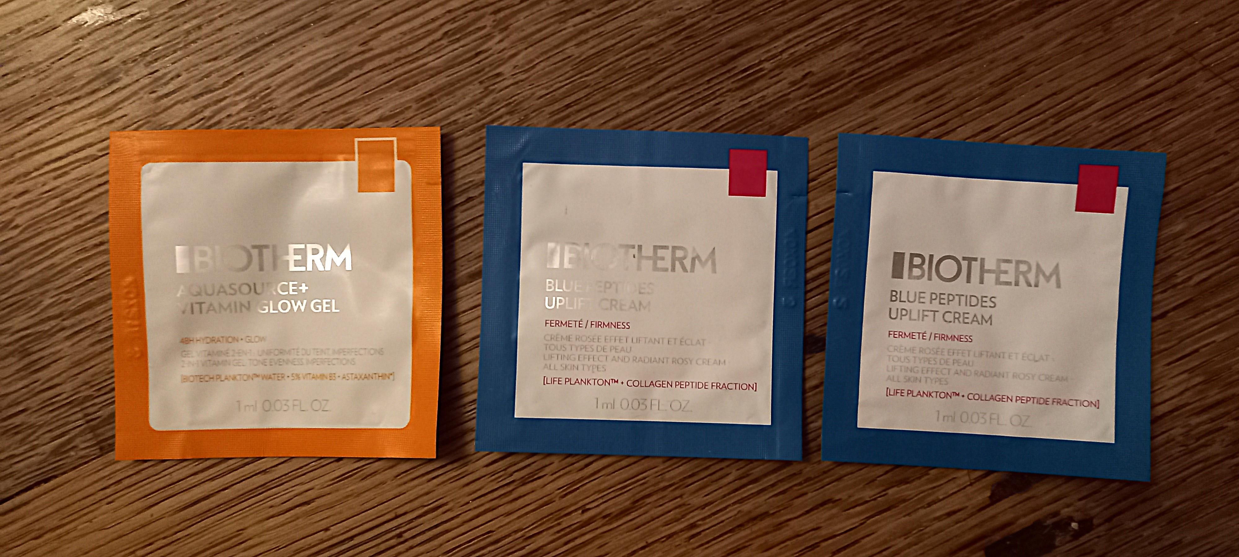 troc de troc 3 échantillons biotherm. rÉservÉs. image 0