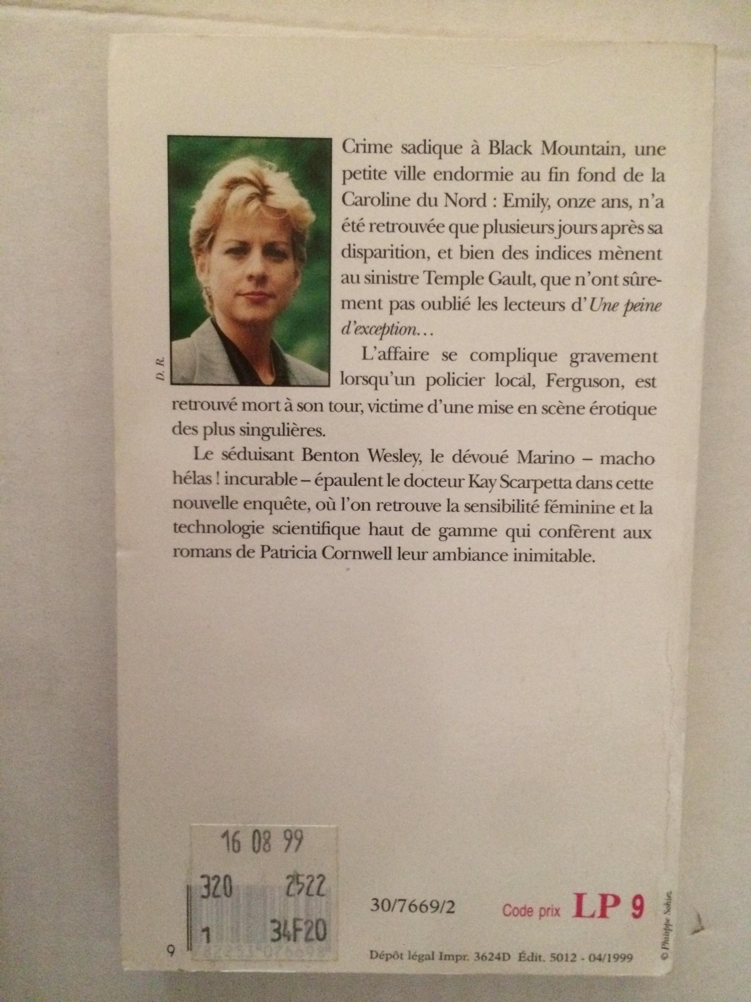 troc de troc la séquence des corps- enquête kay scarpetta de patricia cornwell image 1