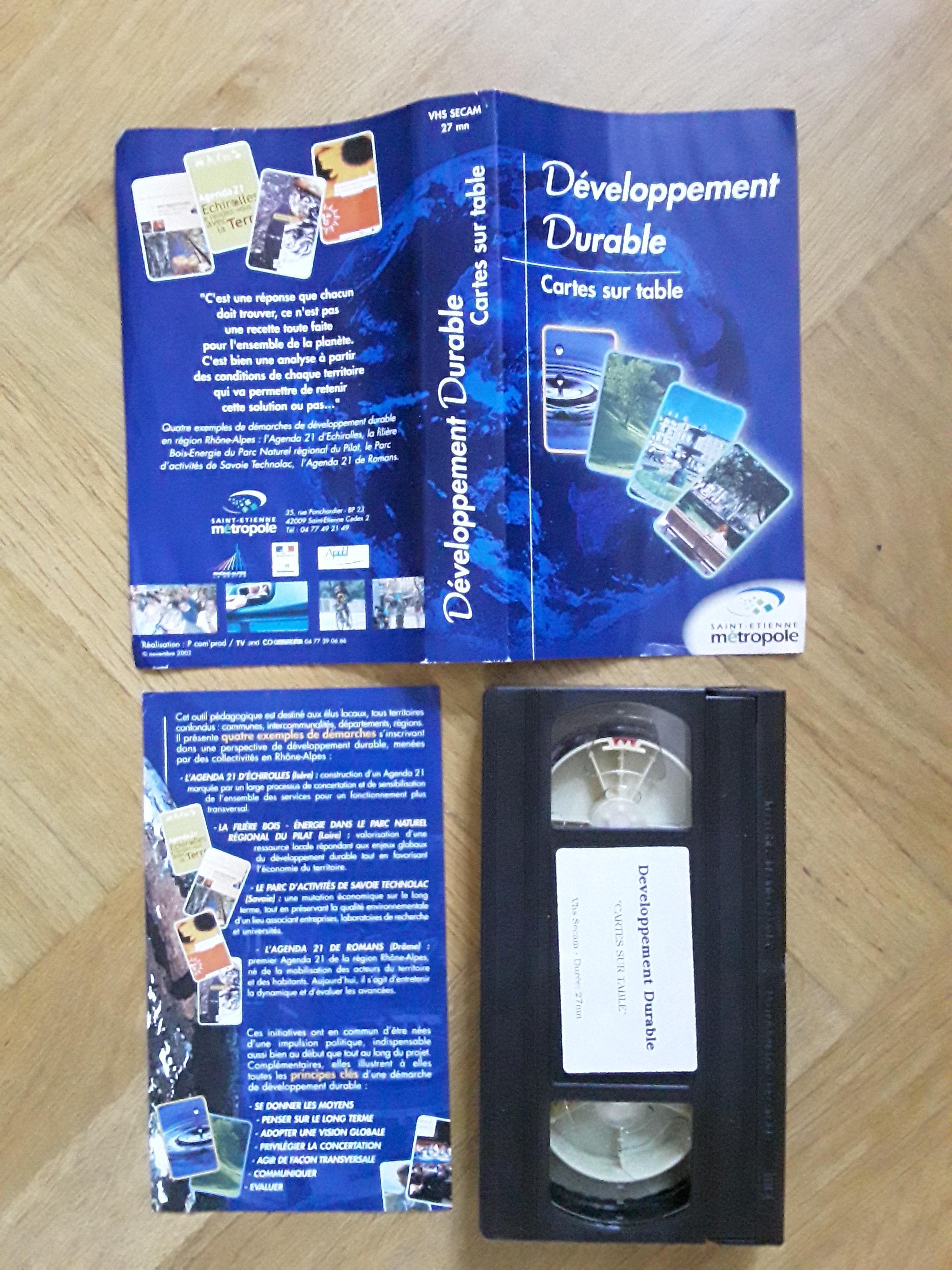 troc de troc cassette vidéo vhs sur le développement durable image 0