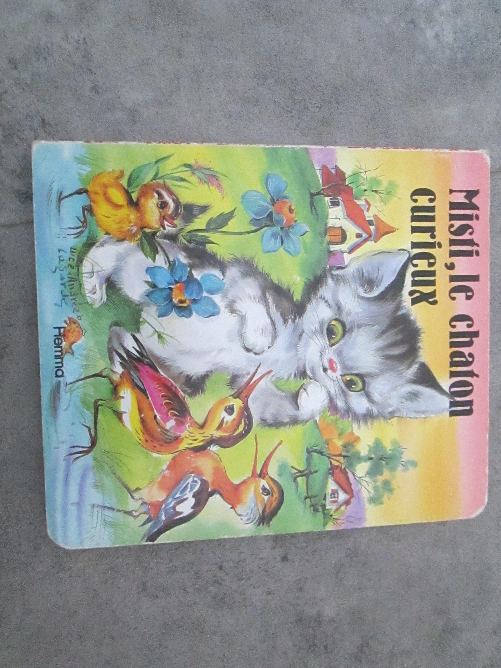 troc de troc livre cartonné  misti ,le chaton curieux image 0