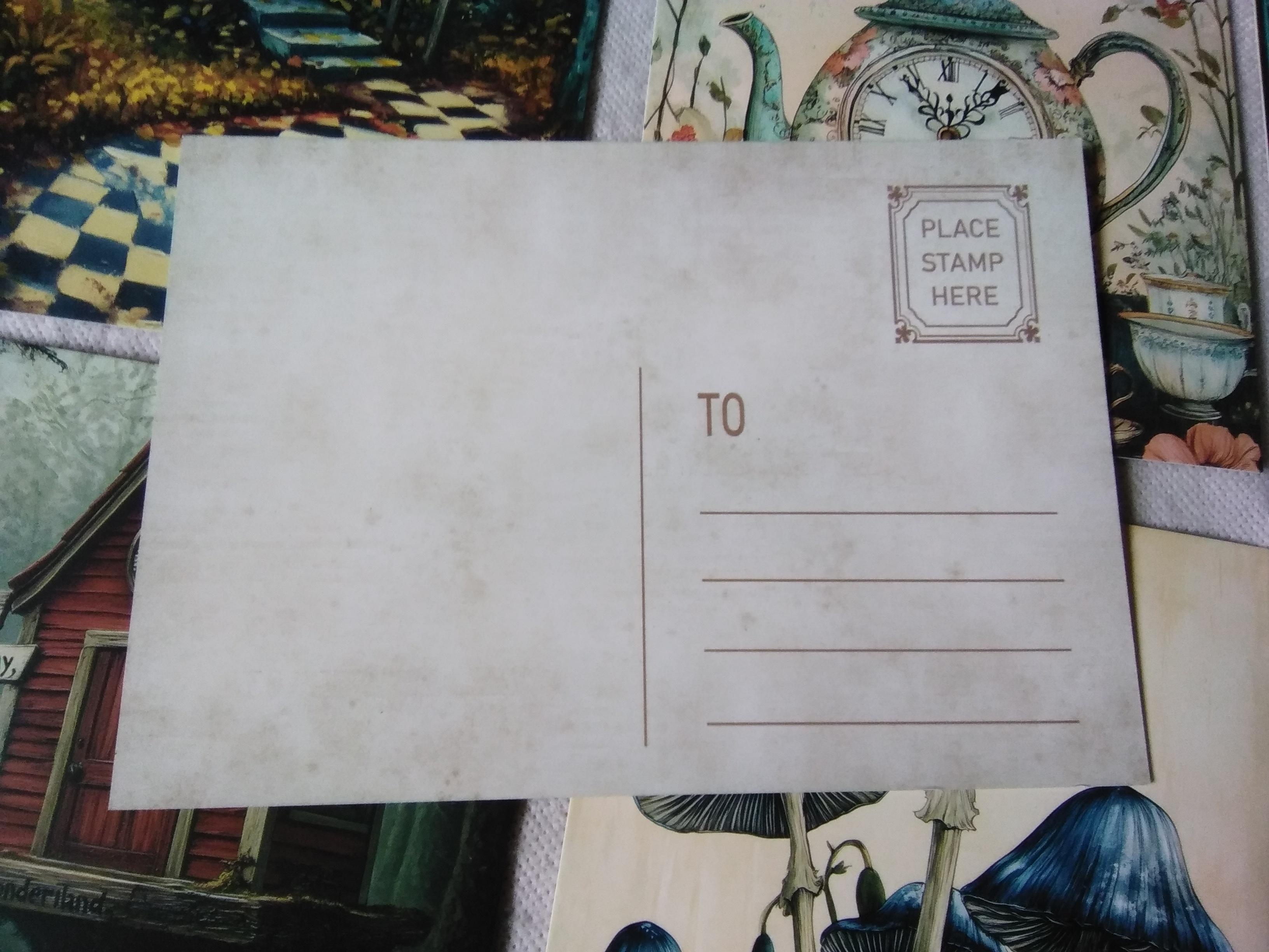 troc de troc reserve et envoyé lot 11 cartes postales, loisirs créatifs, neuf image 1