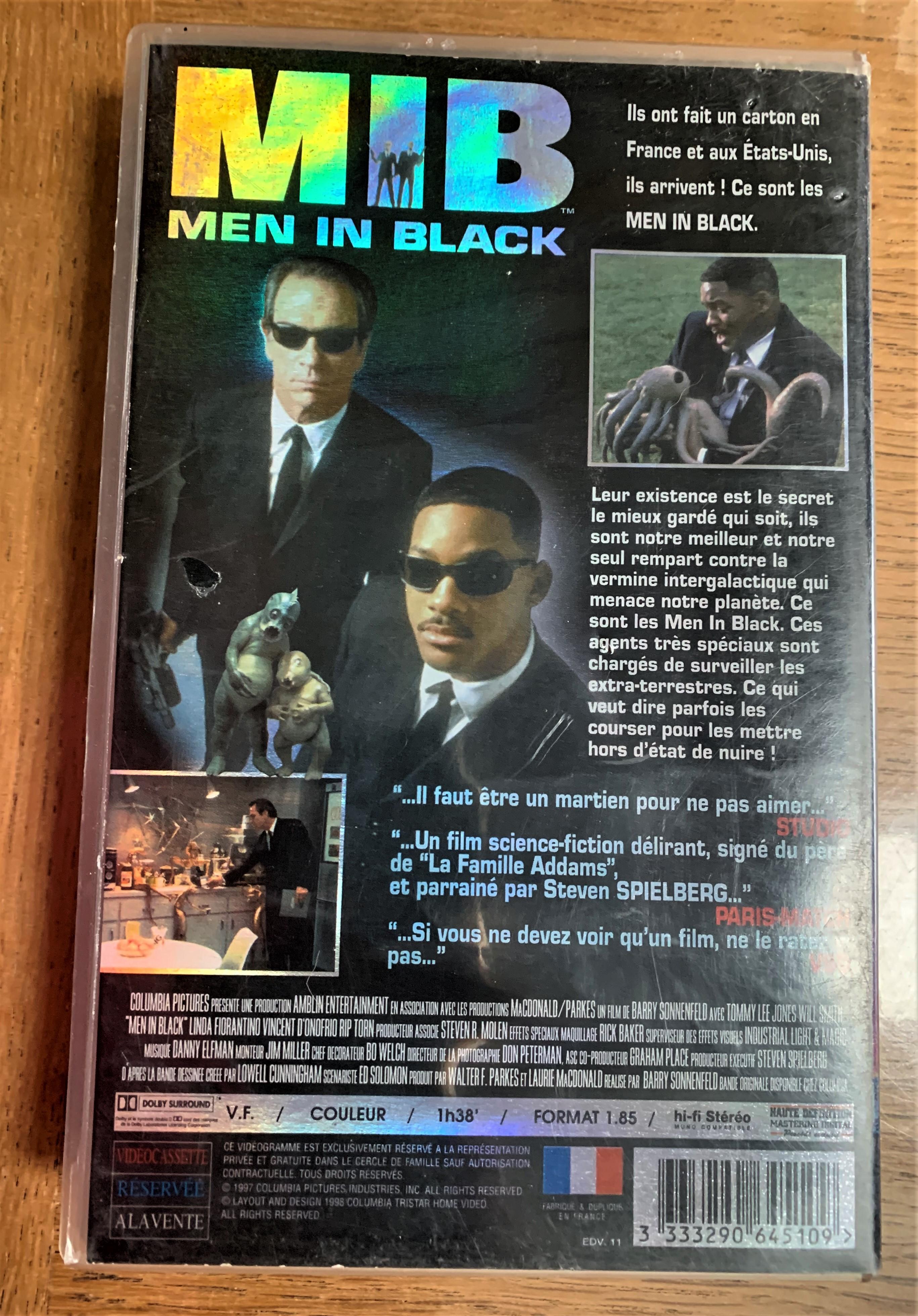 troc de troc k7 vhs film "men in black" image 2