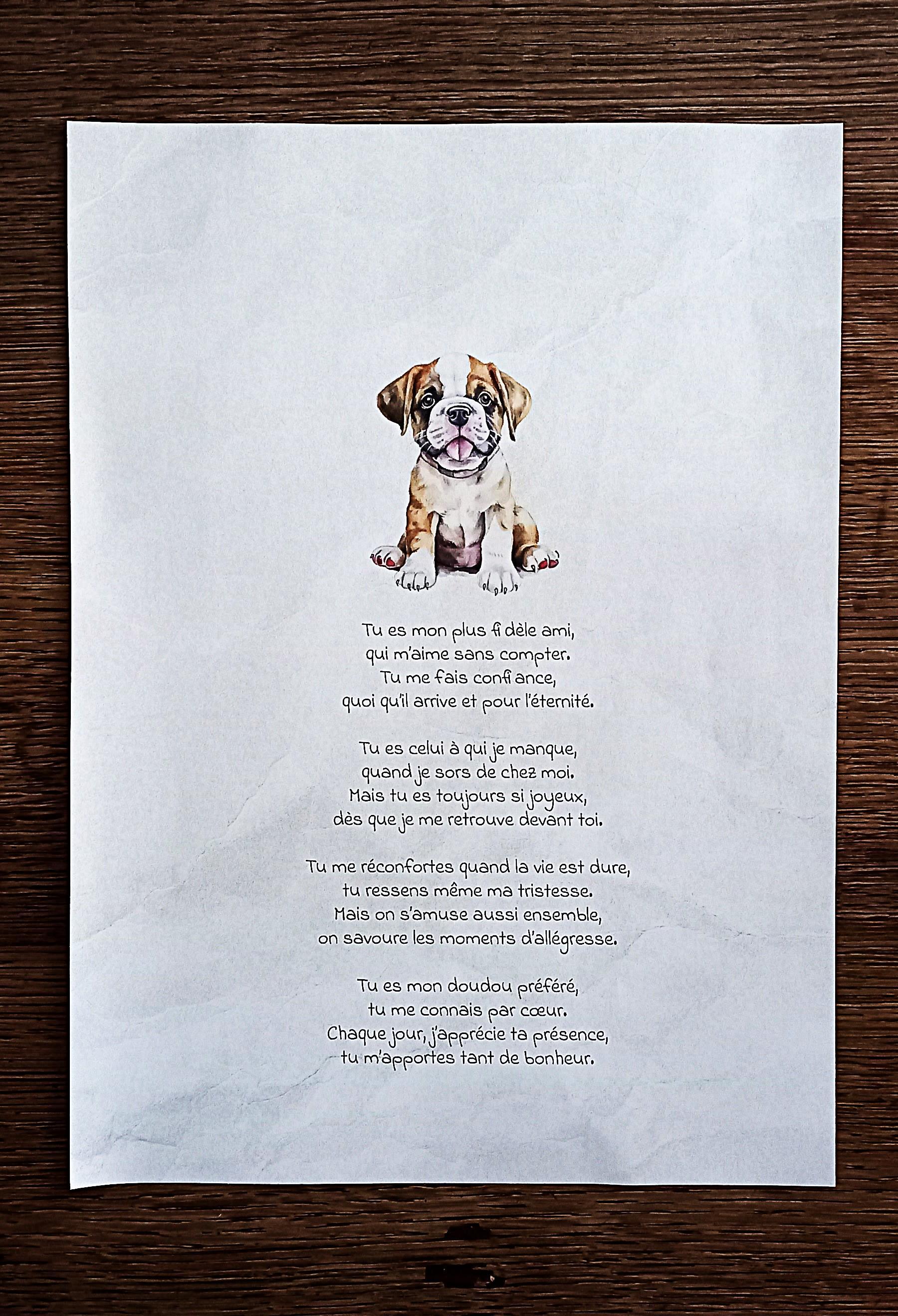 troc de troc affiche "mon chien". image 0