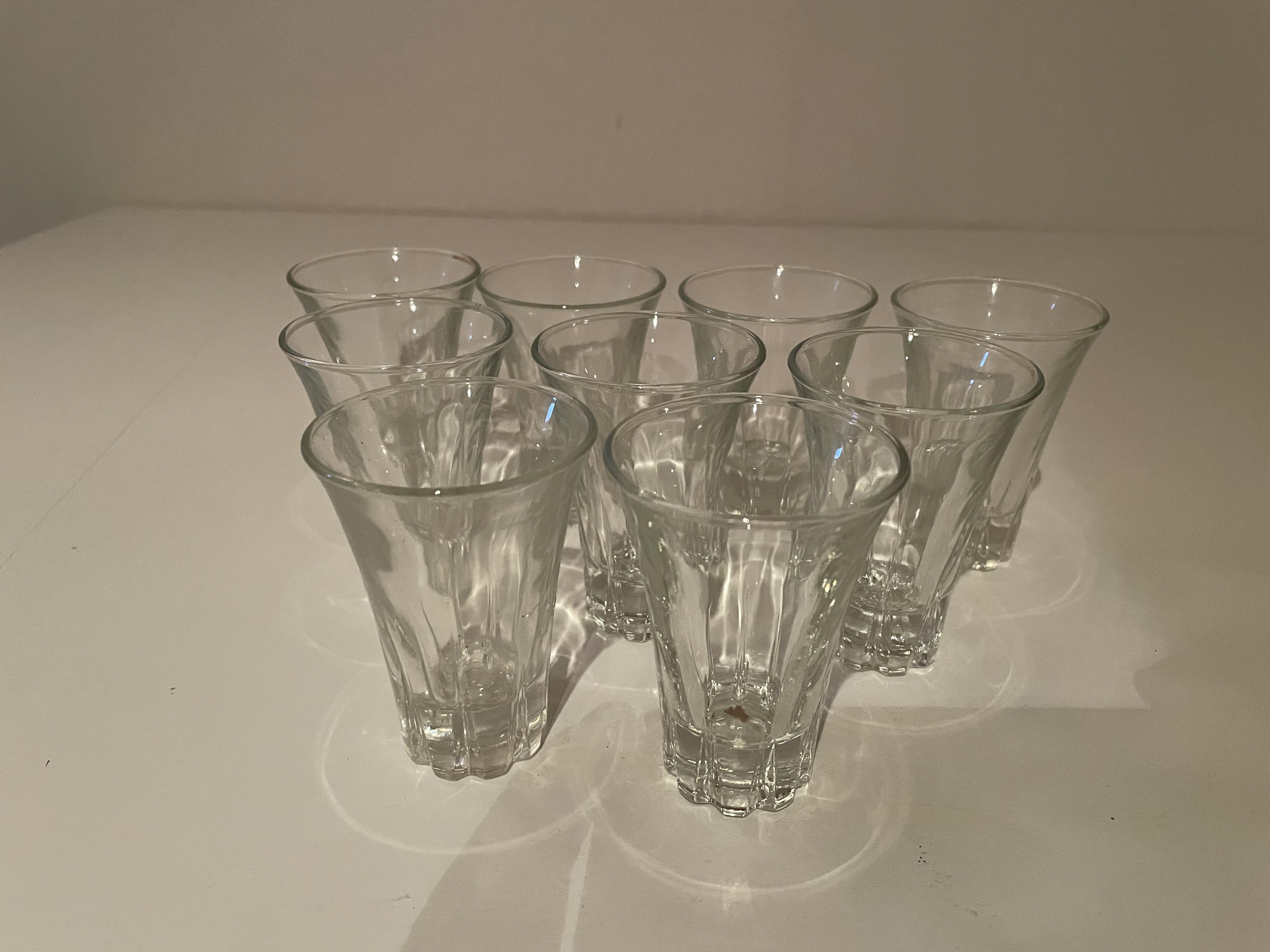 troc de troc lot de 9 petits verres vintage image 0