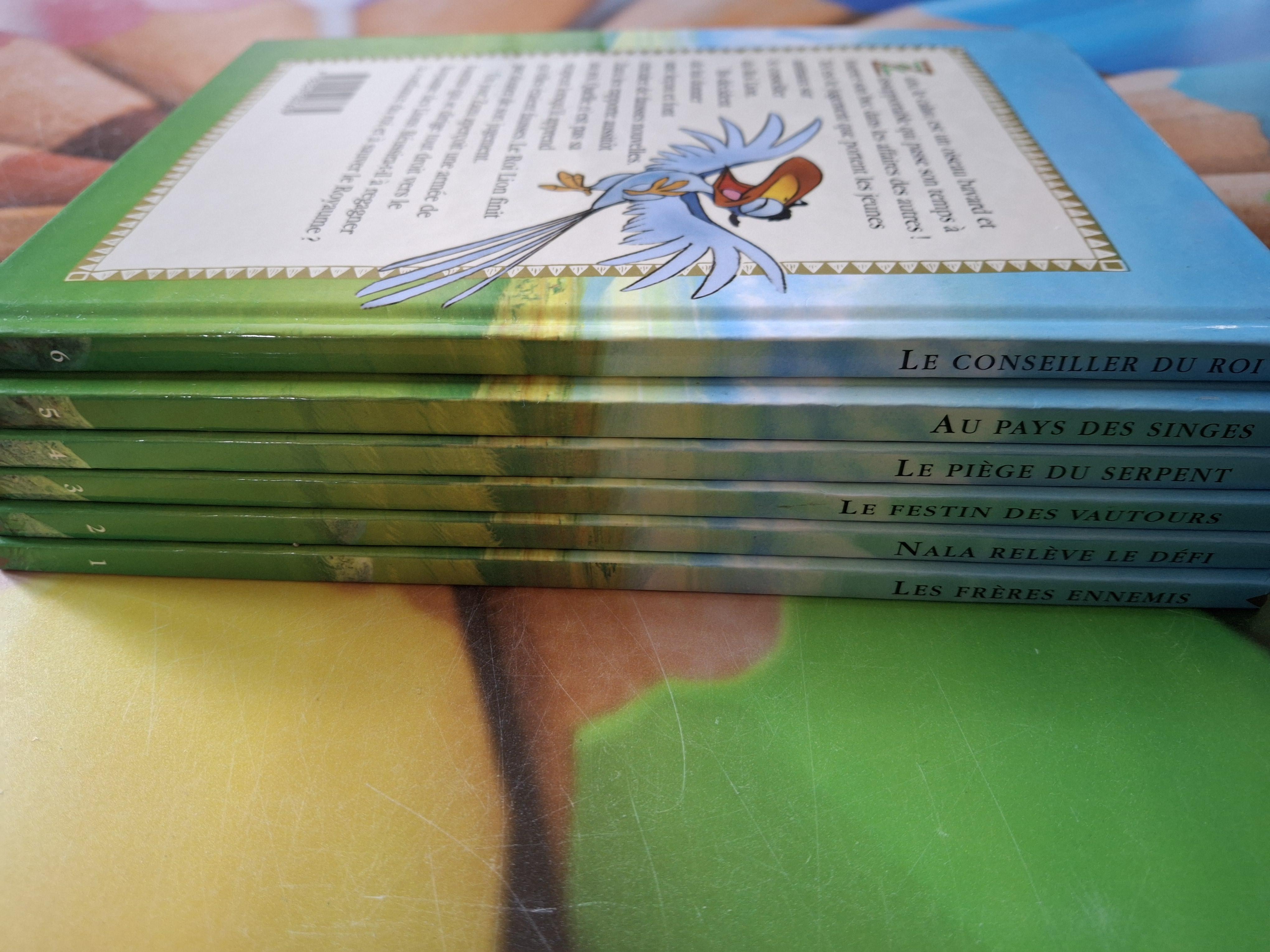 troc de troc lot 6 livres roi lion disney tomes 1 à 6 image 1