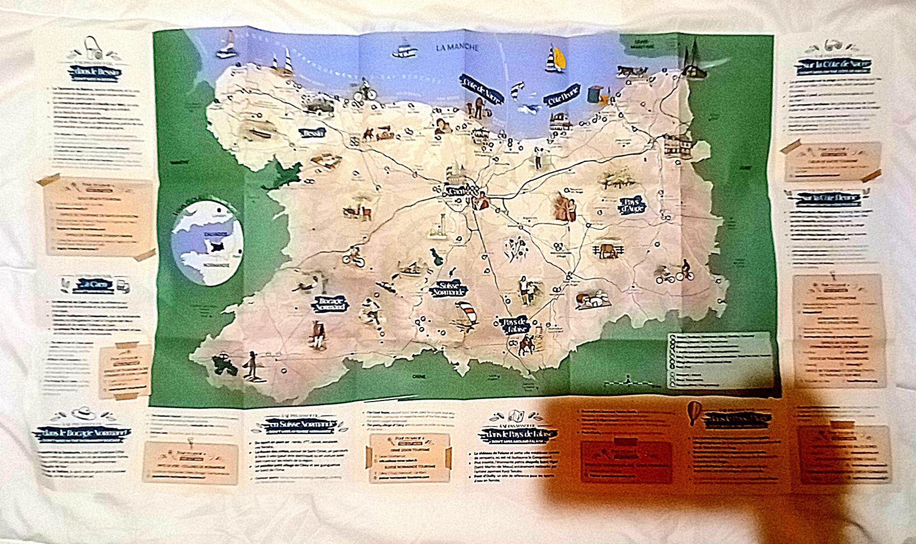 troc de troc carte touristique du calvados. image 2