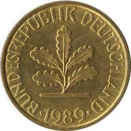 troc de troc numismatique - pièce 10 pfennig - rfa image 1