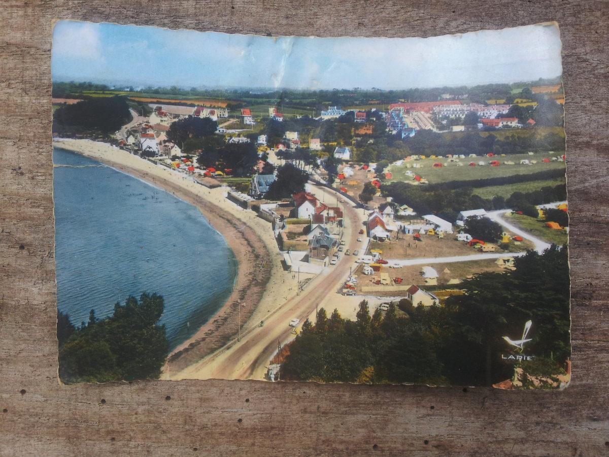 troc de troc carte postale timbrée de 1965 du finistère image 0