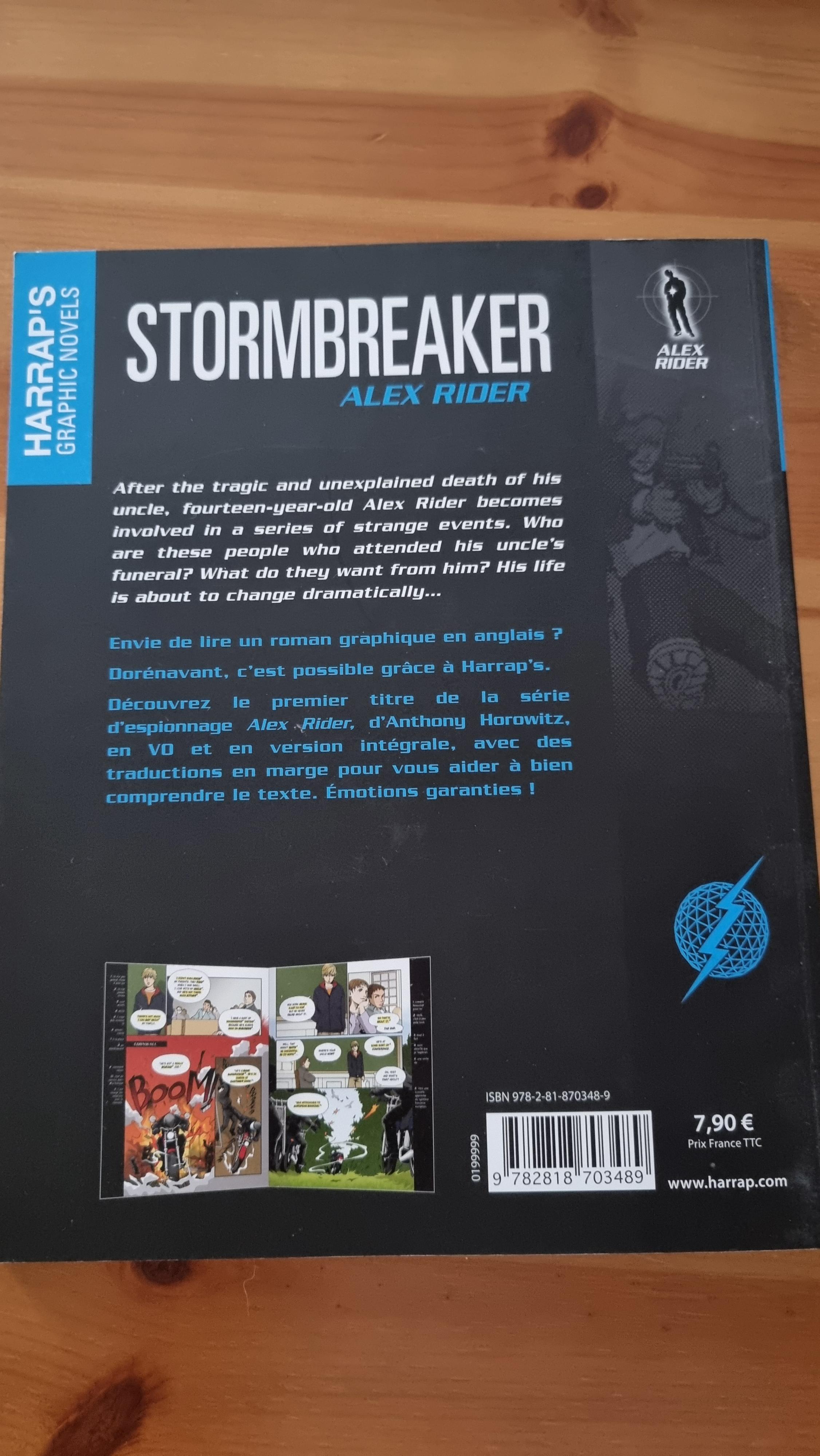 troc de troc anthony horowitz - stormbreaker - roman vo image 2
