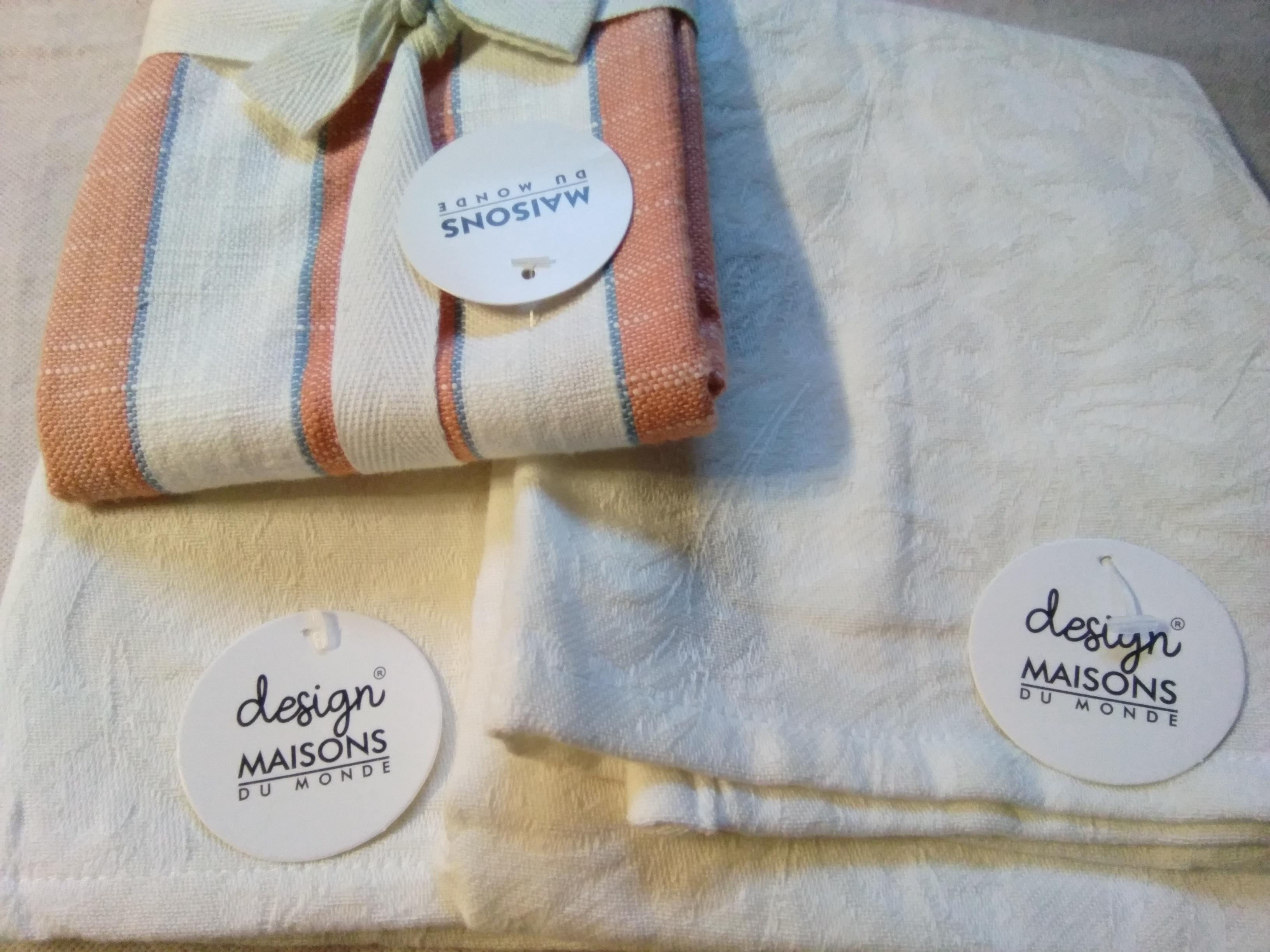 troc de troc reserve lot 3 torchons vaisselle, neuf image 1