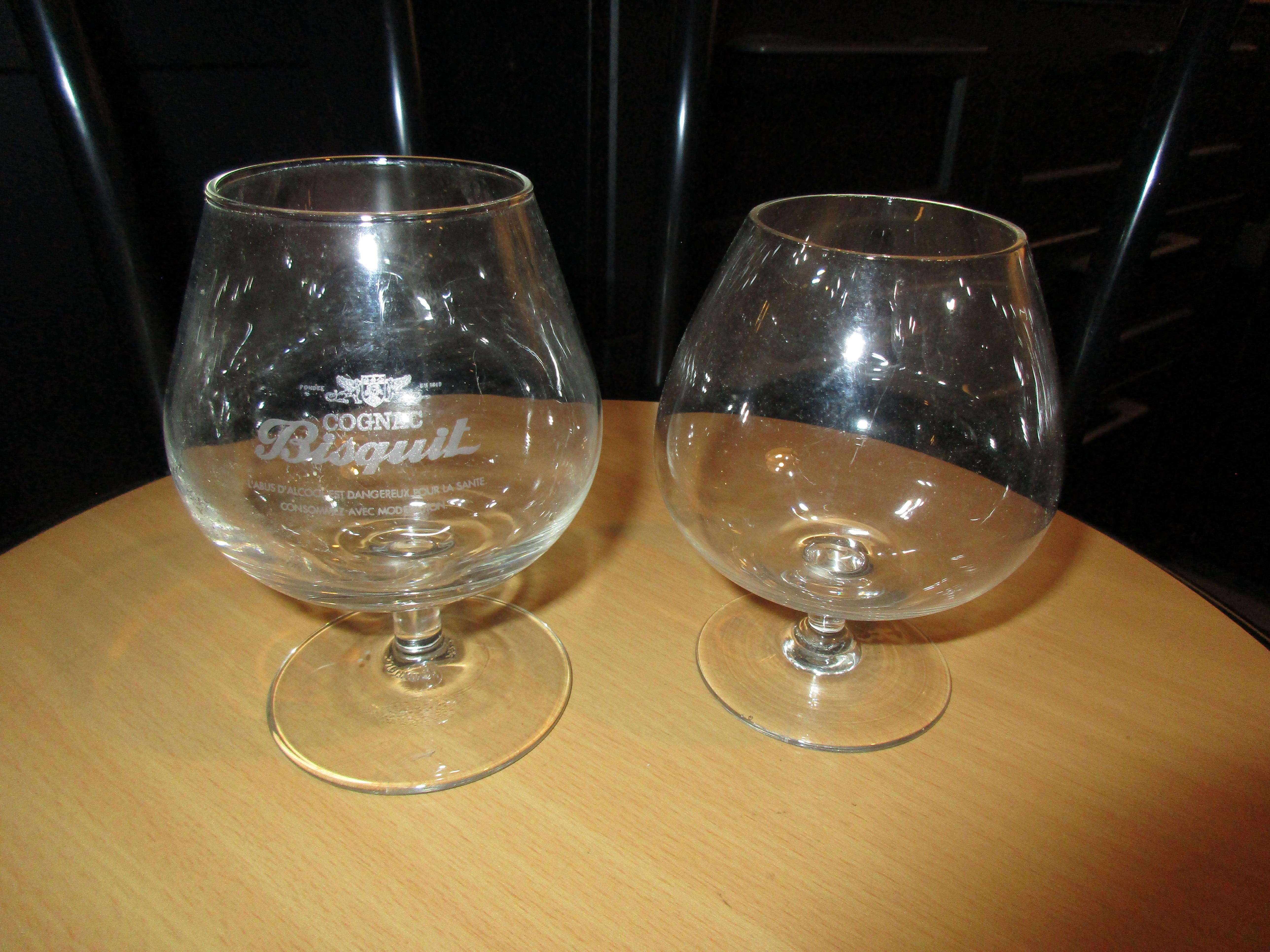 troc de troc 2 verres cognac vintage p état image 0