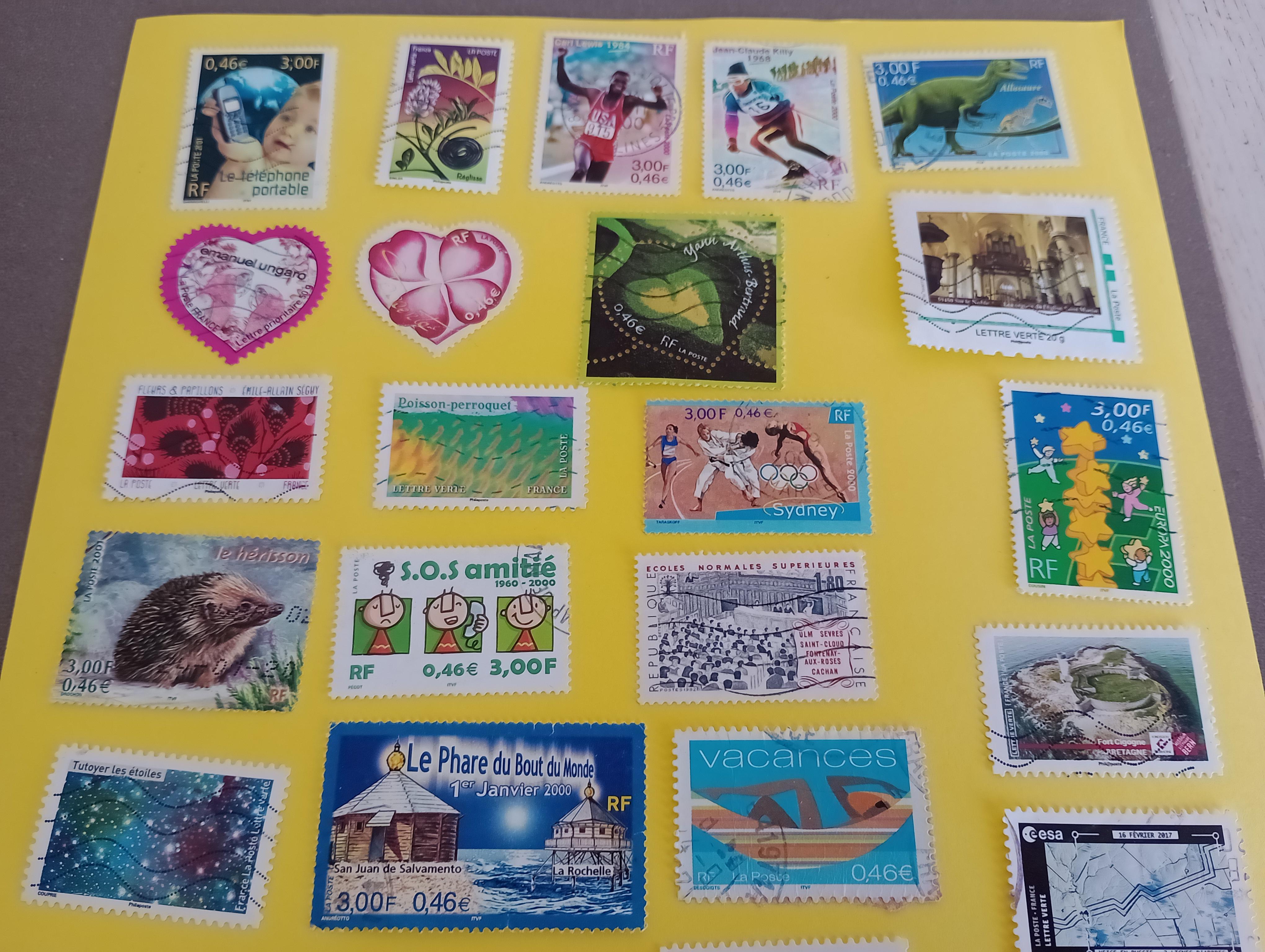 troc de troc lot a - 34 timbres france image 1