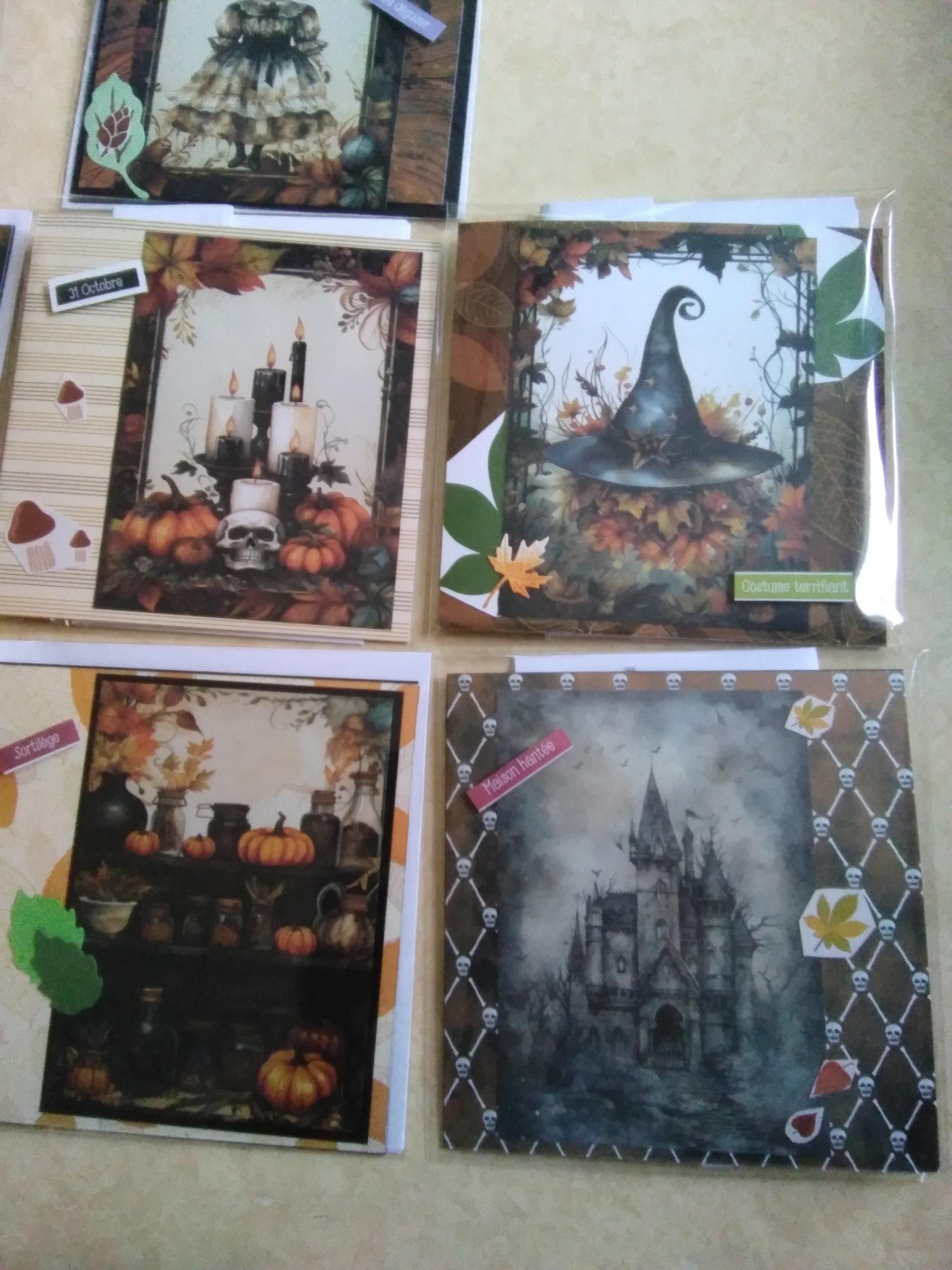 troc de troc lot cartes double et enveloppes, très bon état image 2