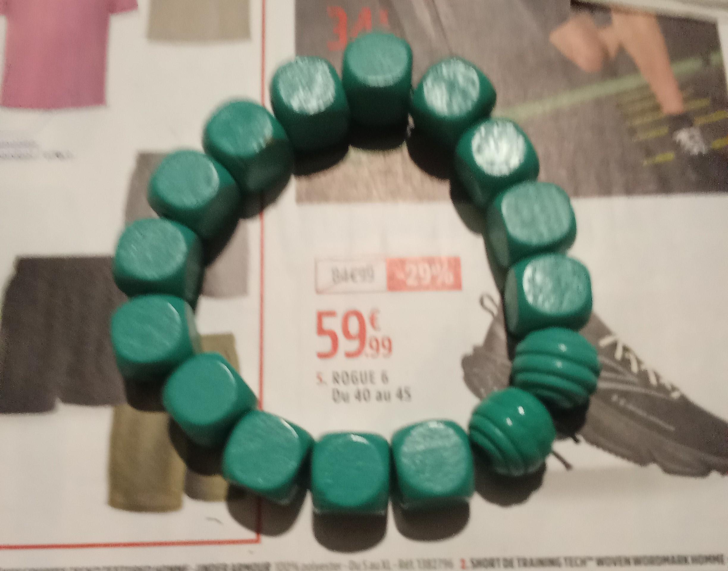 troc de troc bracelet extensible fait main perles bois image 0