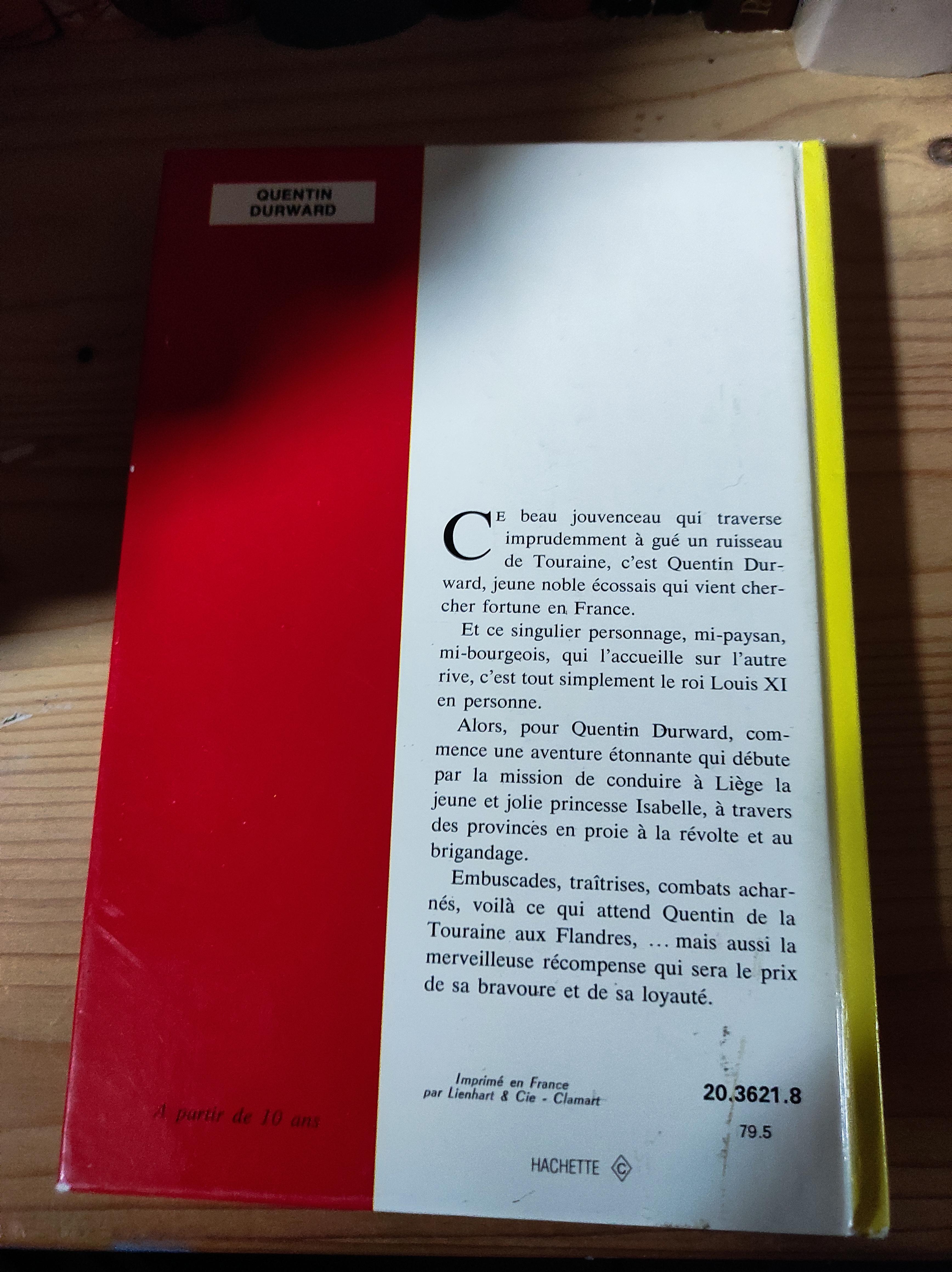 troc de troc livre quentin durward image 1