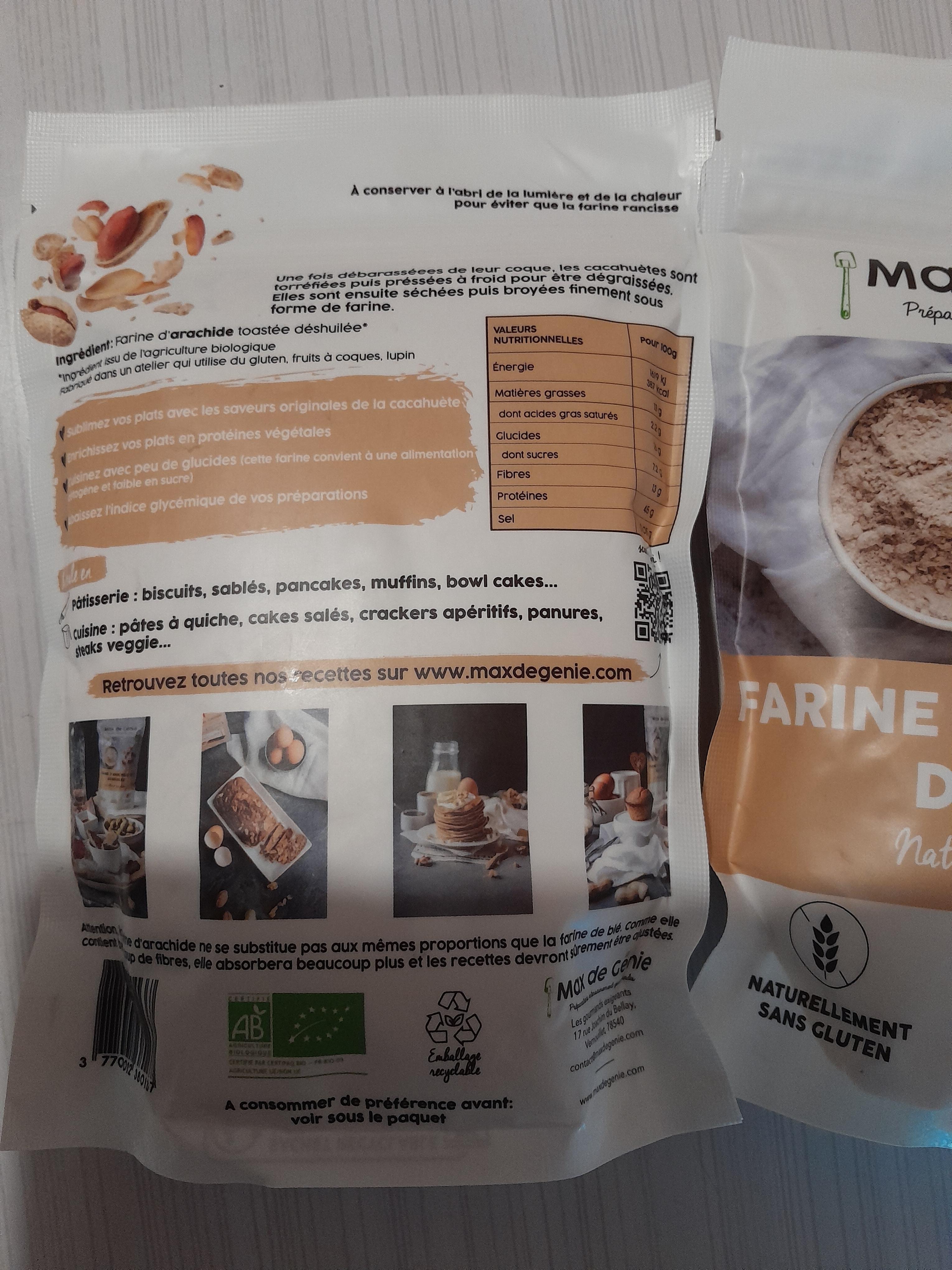 troc de troc lots de 2 sachets farine d arachides bio image 1
