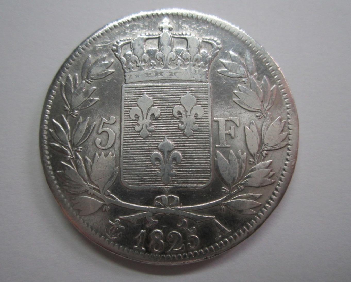 troc de troc 5 francs charles x 1825 a image 0