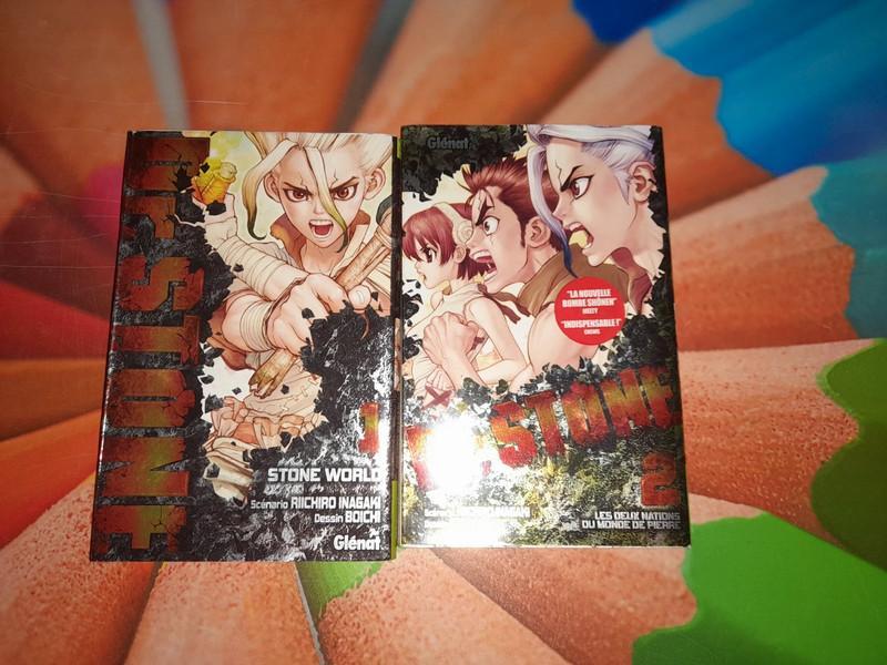 troc de troc *reserve* lot 2 manga dr stone tome 1 et 2 glénat image 0