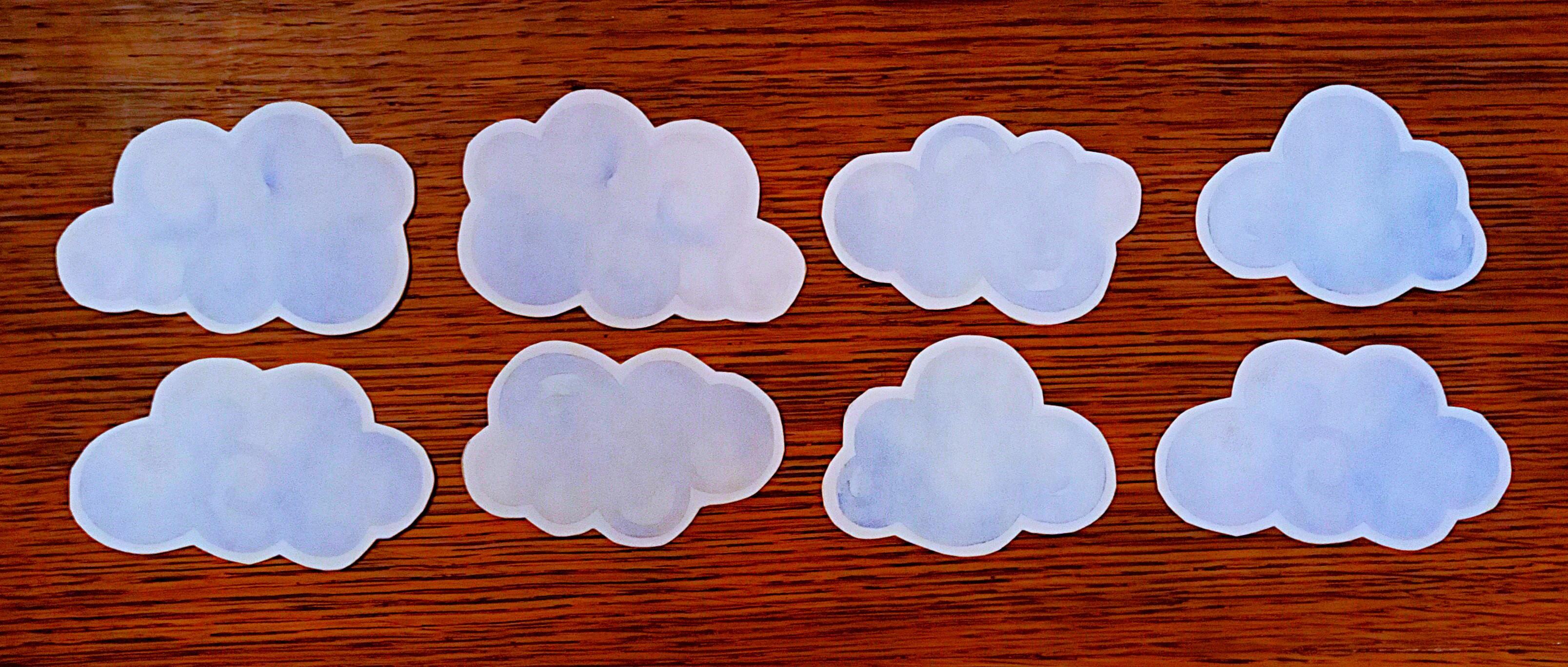 troc de troc etiquettes "nuages". image 0