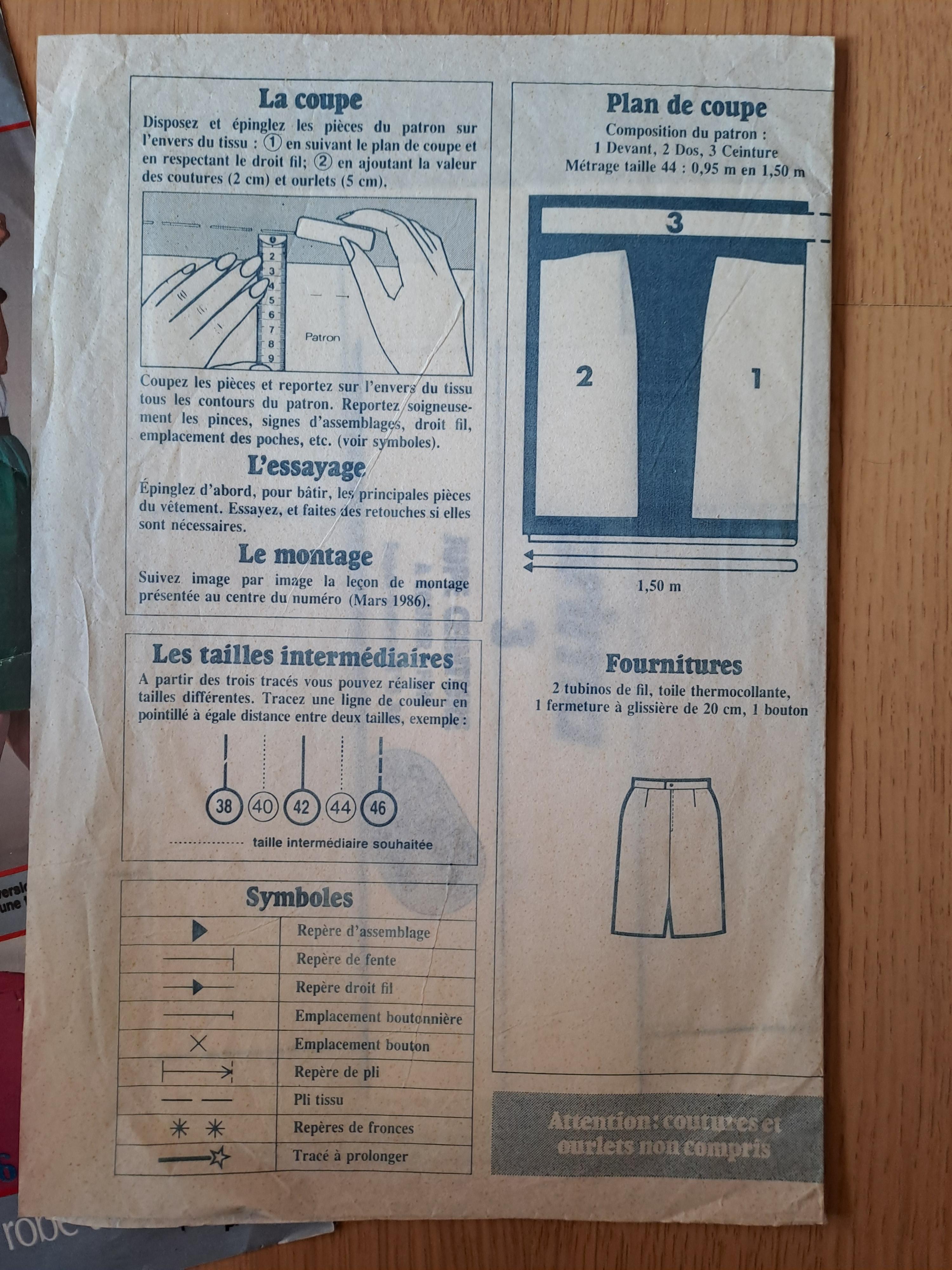 troc de troc patron couture jupe droite 40 à 44 image 1