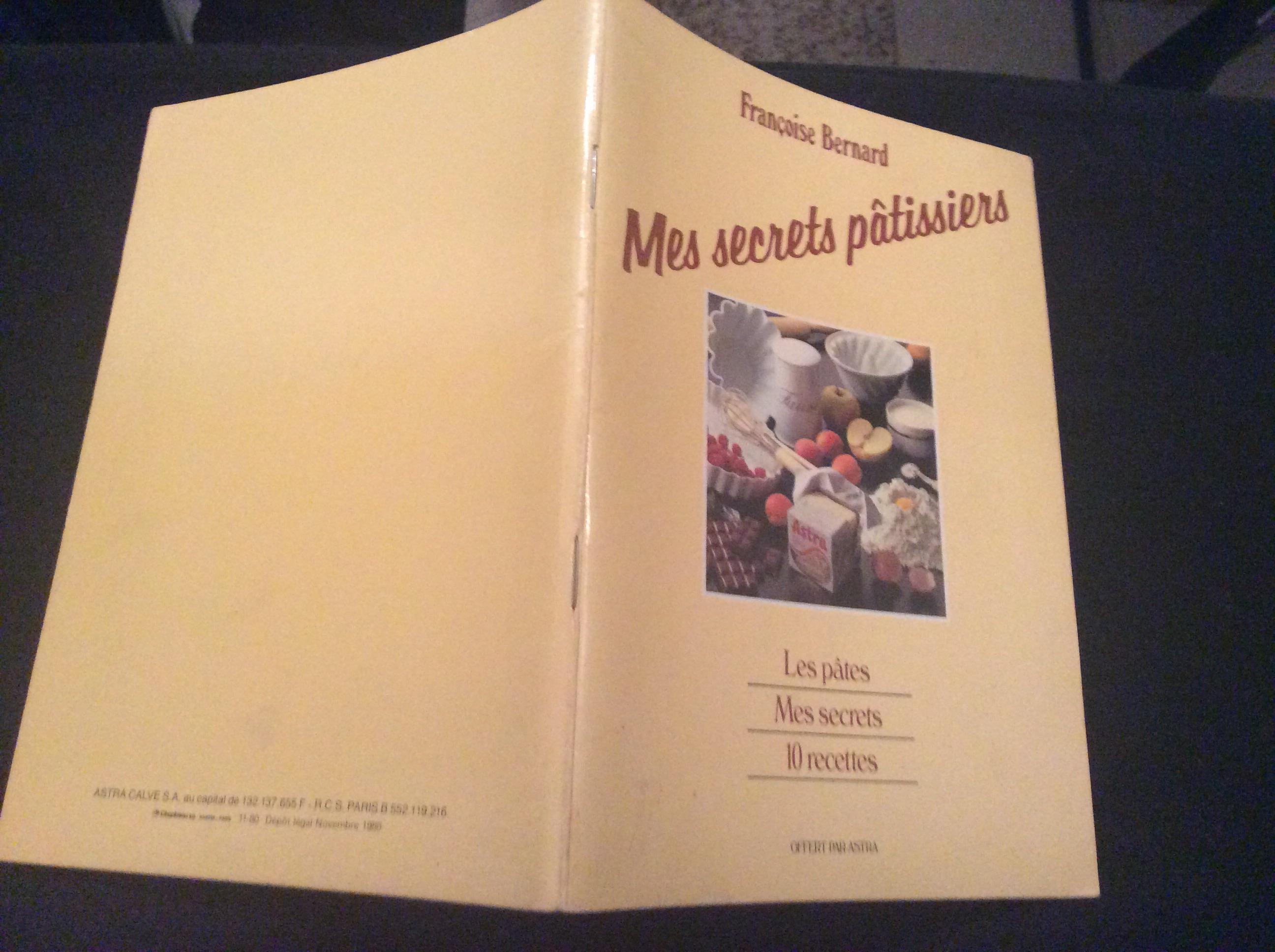 troc de troc livret recette astra 1980 les pâtes françoise bernard image 0