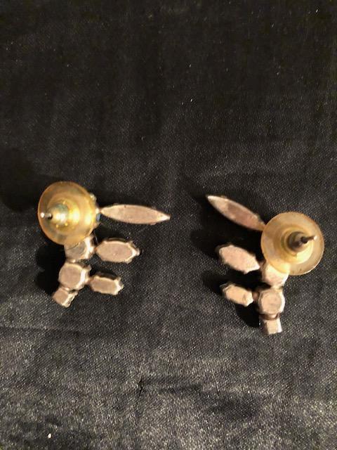 troc de troc (réservé) boucles d'oreilles vintage image 1