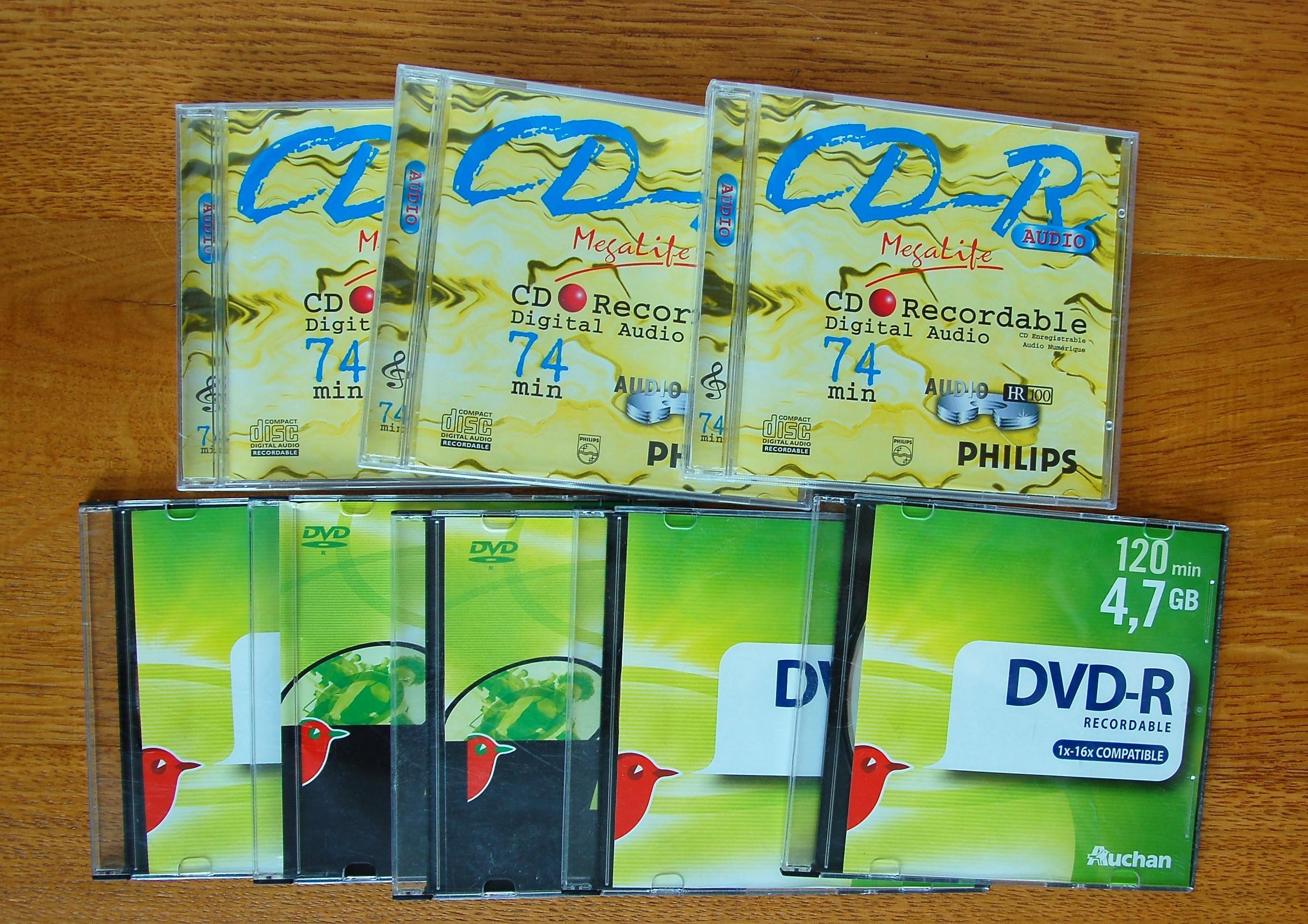 troc de troc lot de cd rom et dvd enregistrables image 2