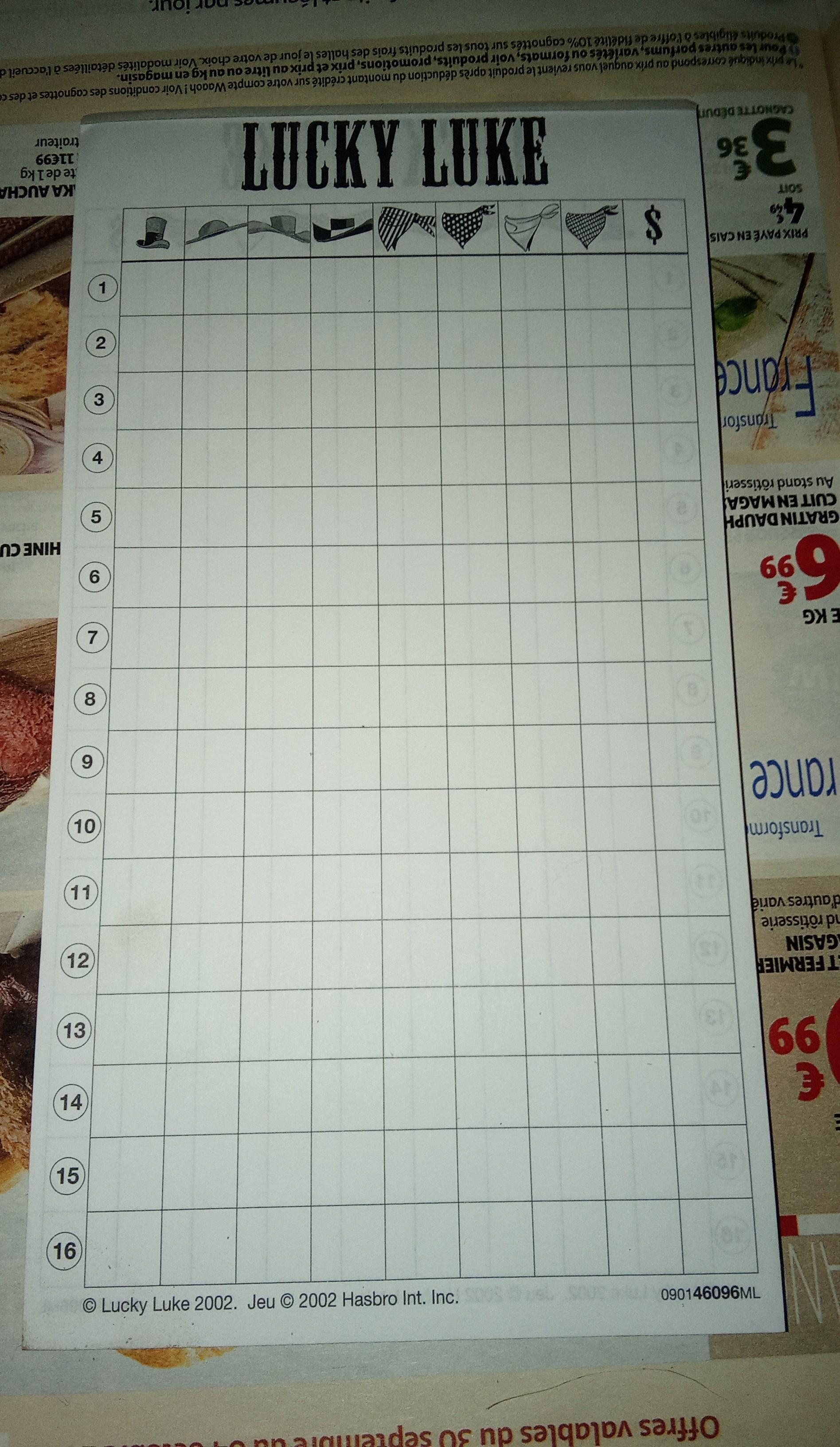 troc de troc carnet lucky luke reserve diverstroc image 0