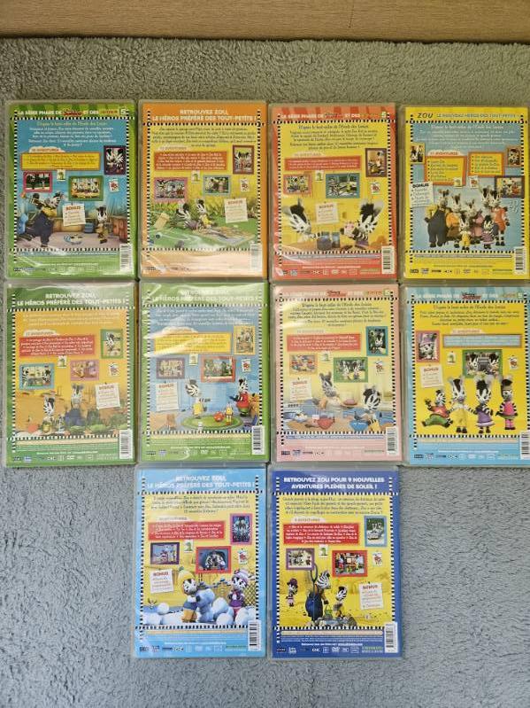 troc de troc dvd jeunesse - lot 10 dvd - zou image 1