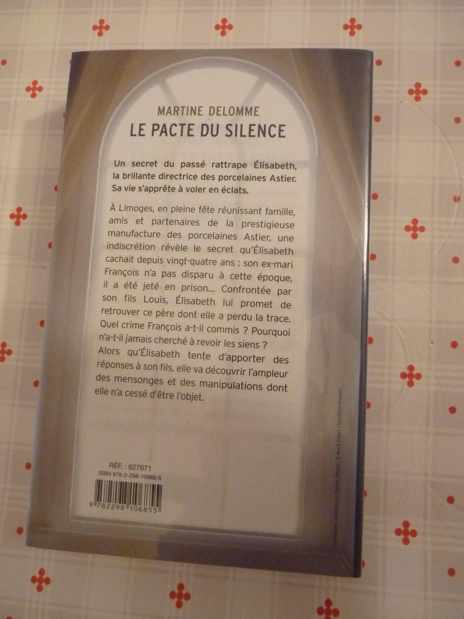 troc de troc livre " le pacte du silence" neuf image 1