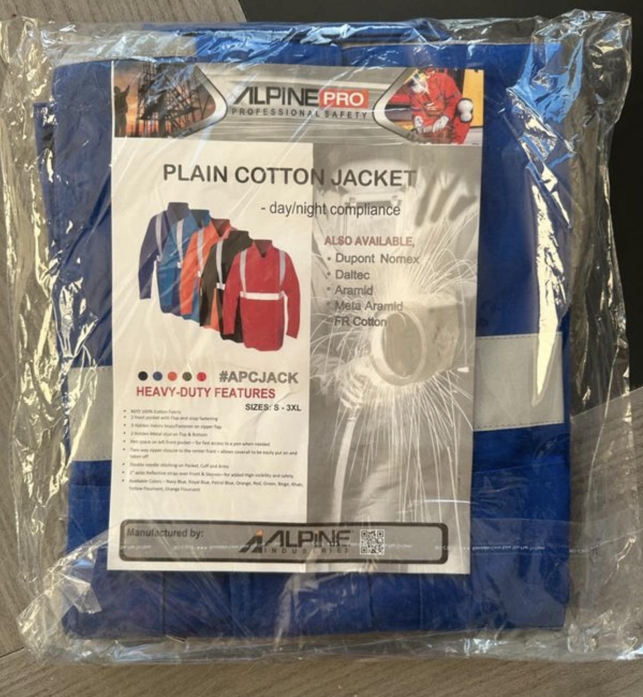 troc de troc veste de travail neuve bleu taille xl image 0