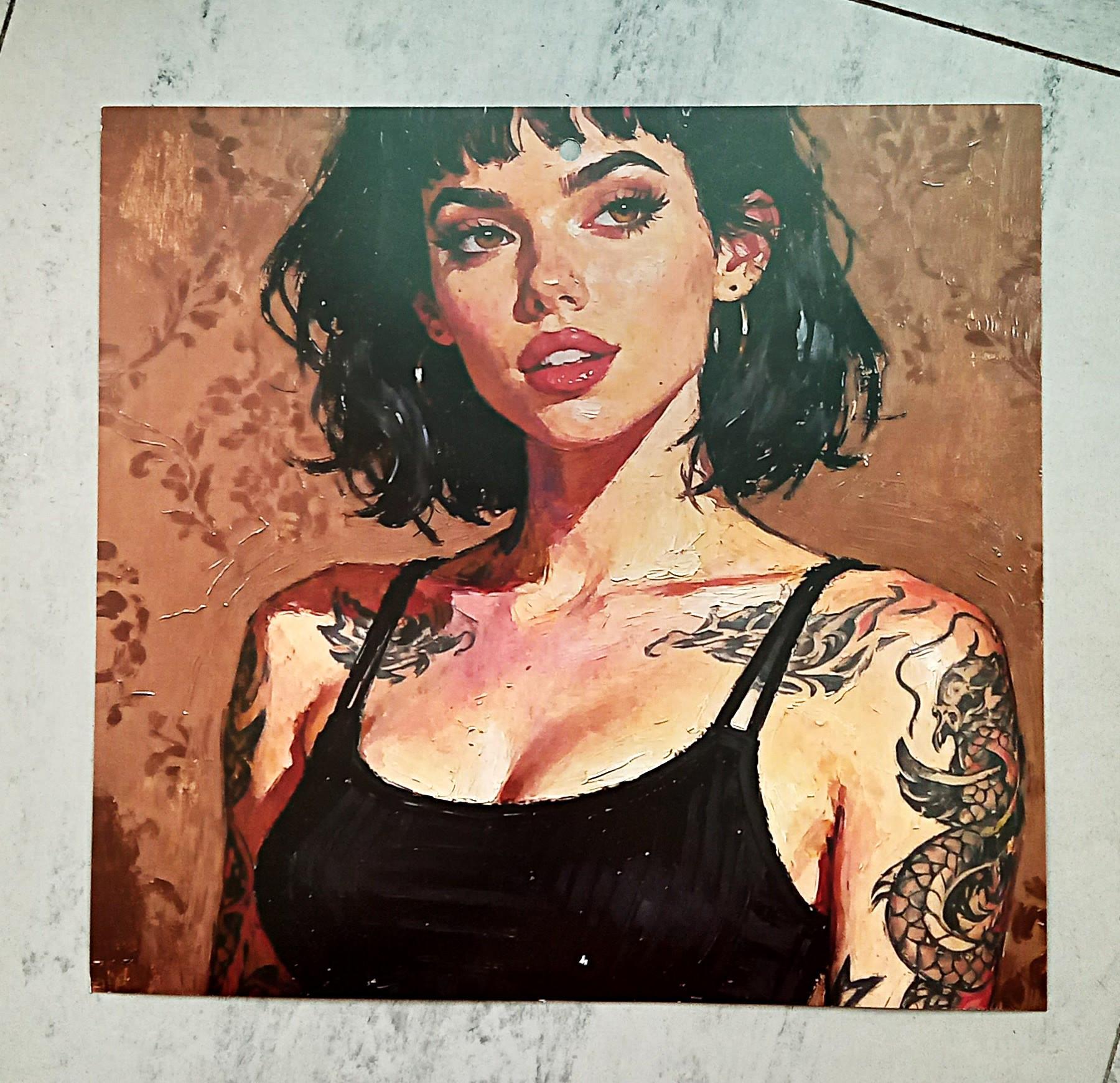 troc de troc affichette "pin-up rock". image 0