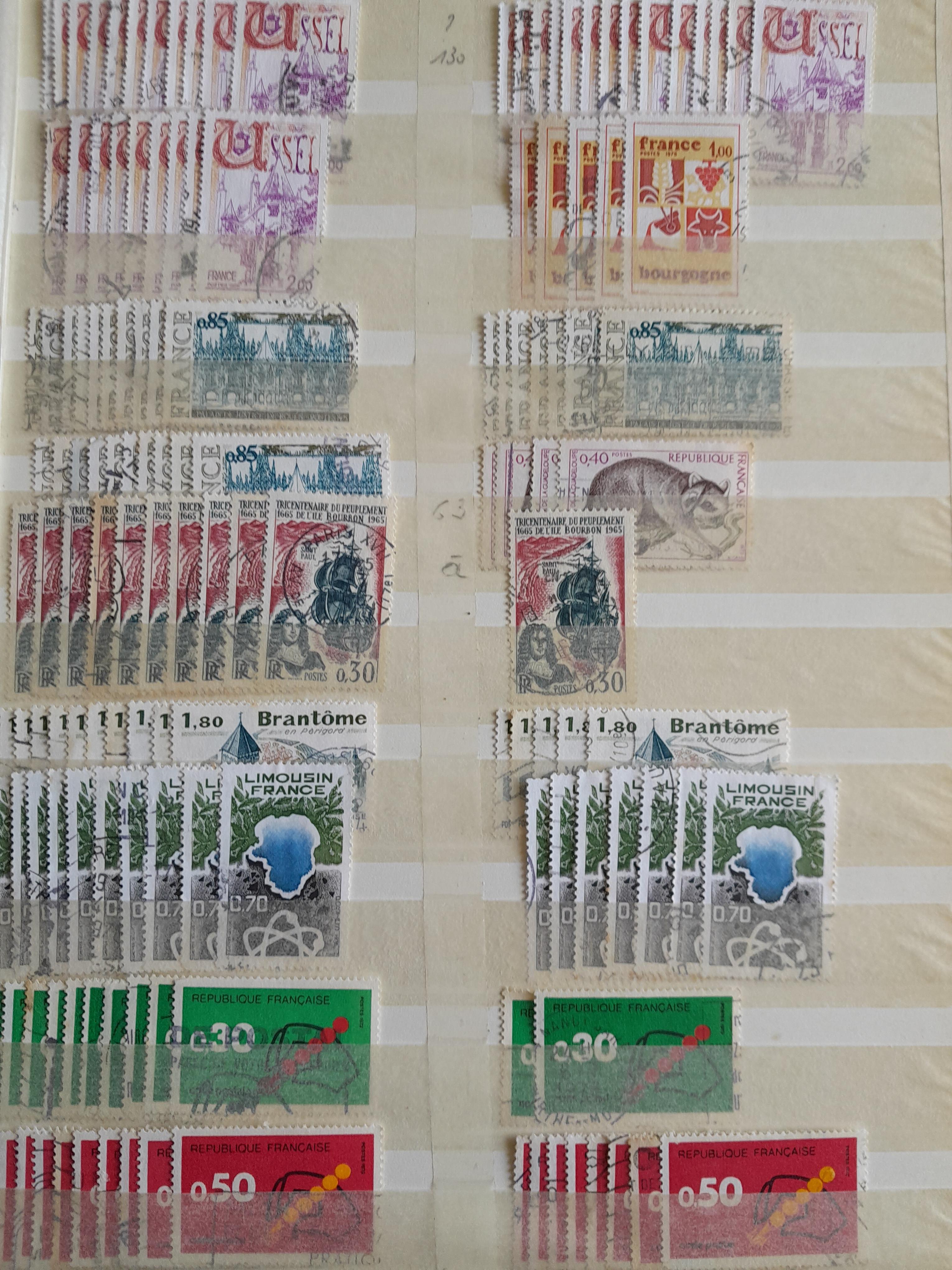 troc de troc echange timbres français oblitérés contre flyers uniquement image 2