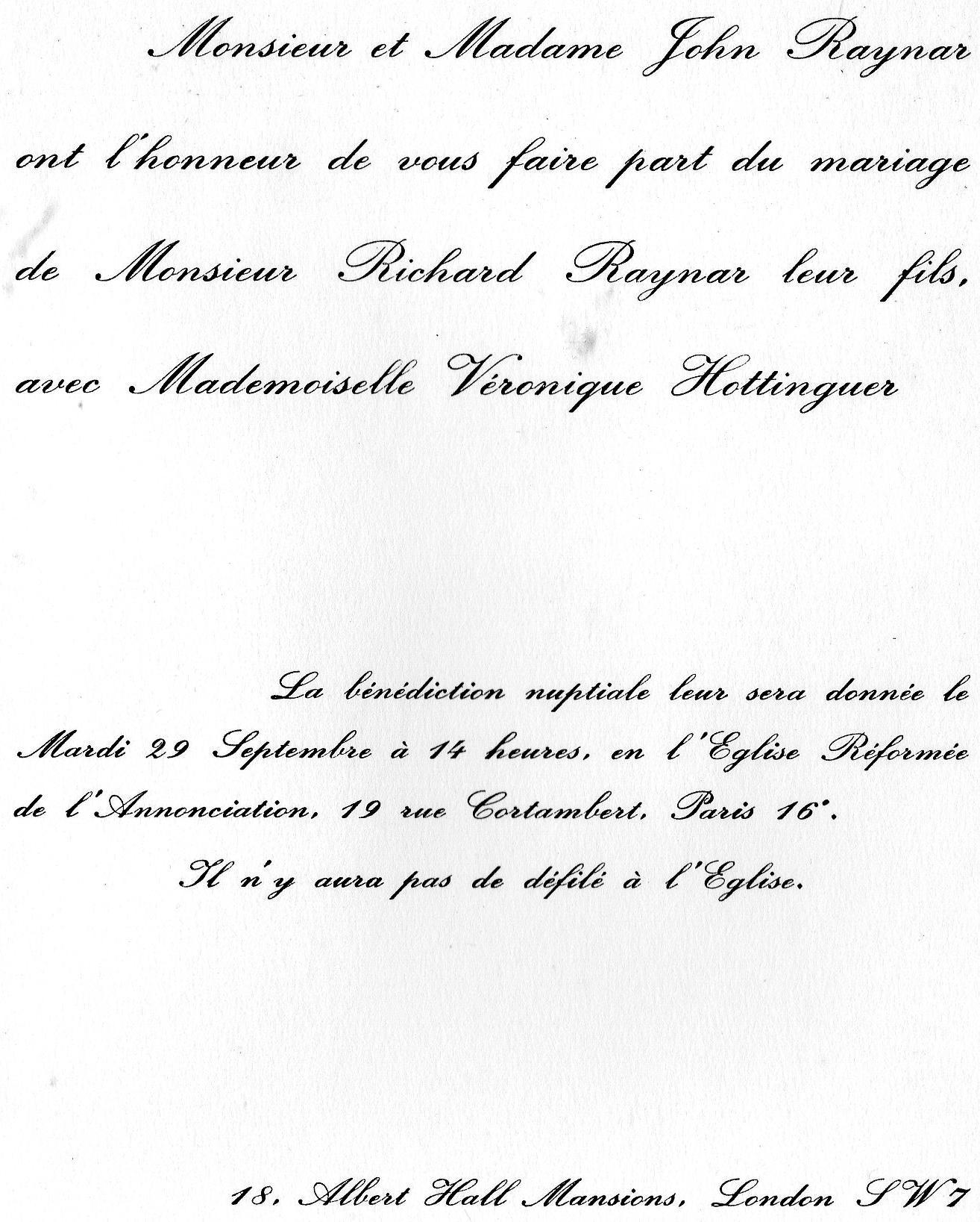 troc de troc faire part mariage 1963 image 1