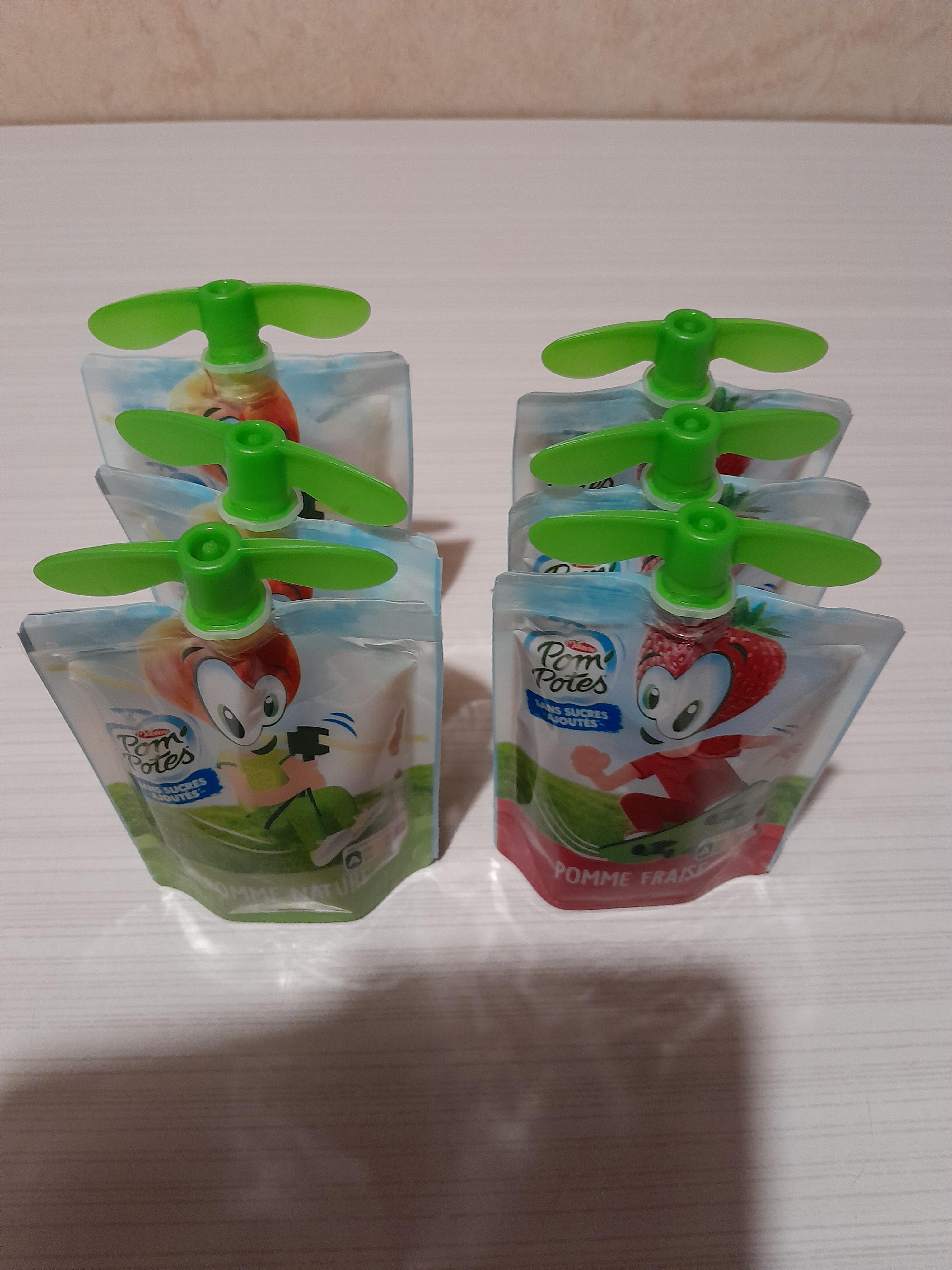 troc de troc lots de 6 gourdes compotes neuve image 1