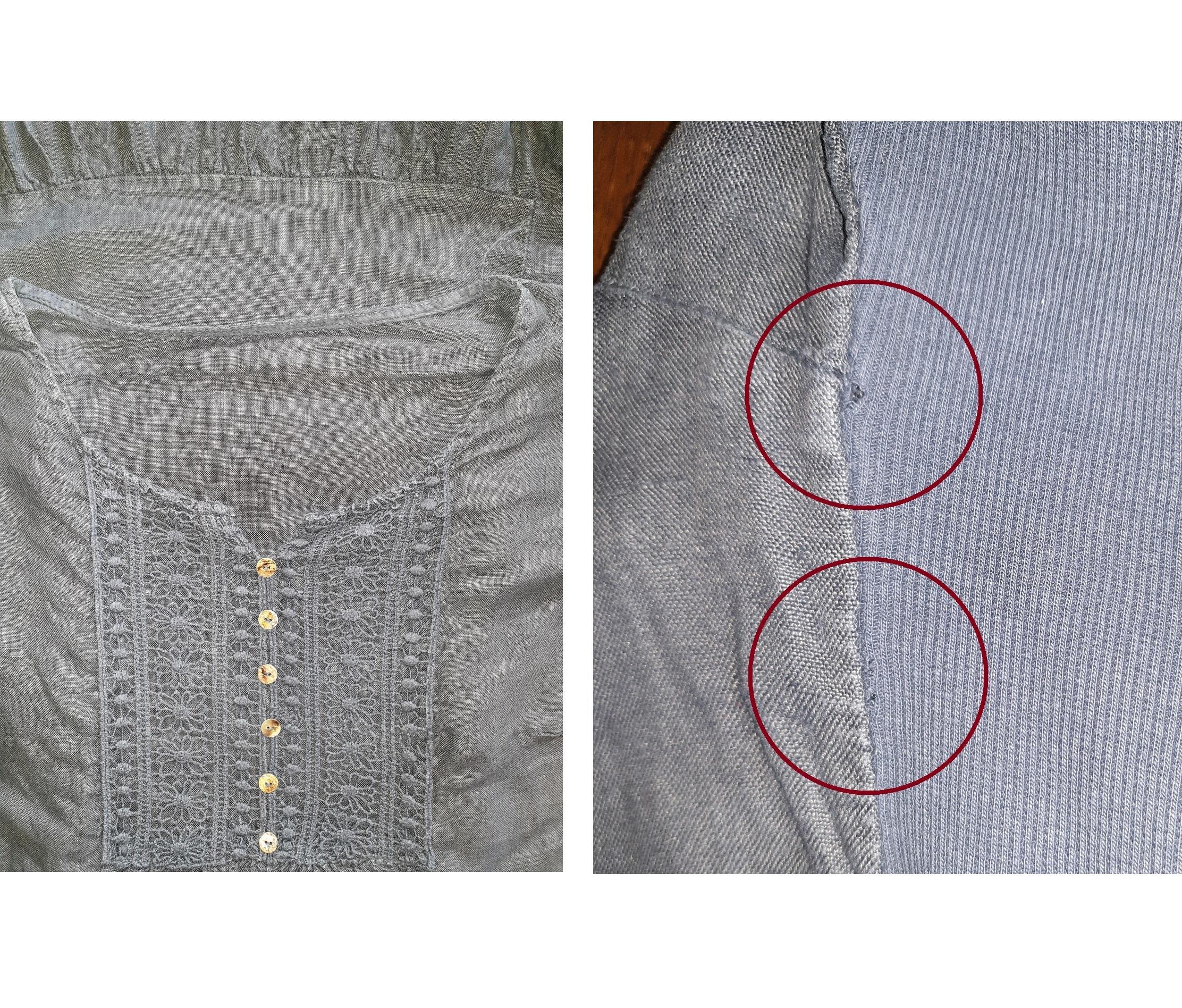 troc de troc robe en lin 42 à recoudre image 2