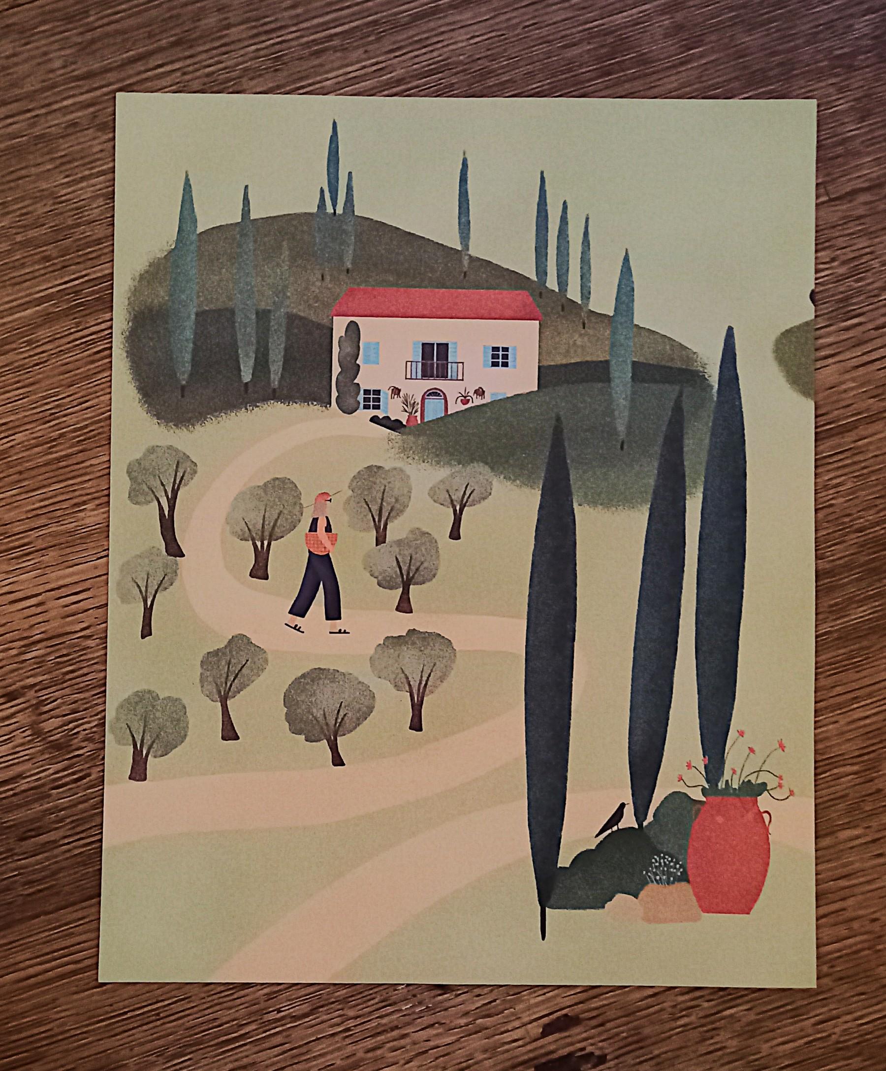 troc de troc affiche "en se promenant". image 0