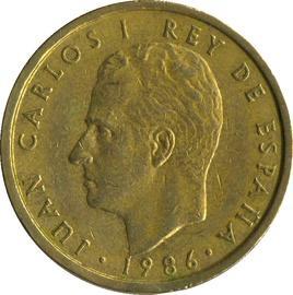 troc de troc numismatique - pièce 100 pesetas - espagne image 1