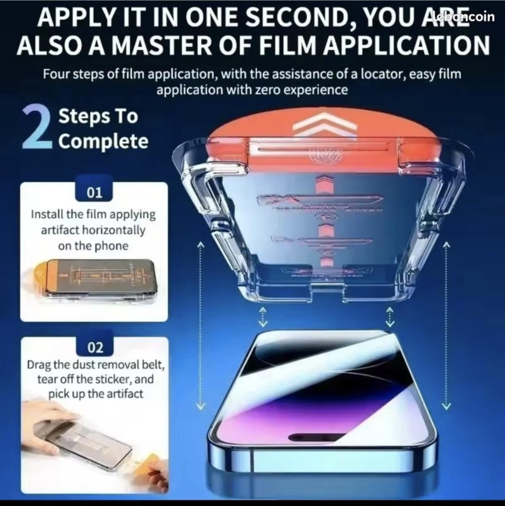 troc de troc verre trempé iphone 13 plus ou 14 plus image 0