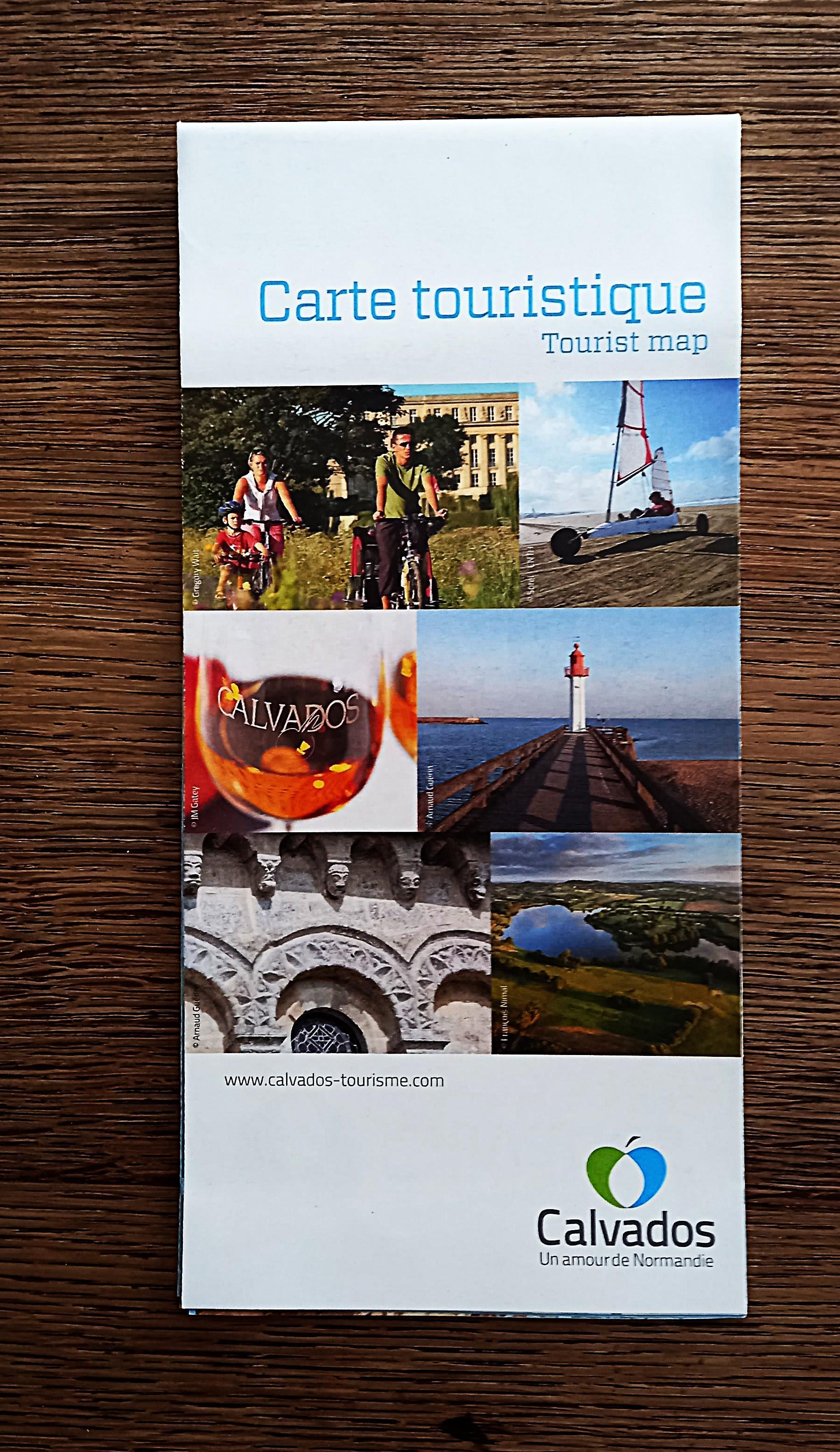 troc de troc carte touristique du calvados. image 1