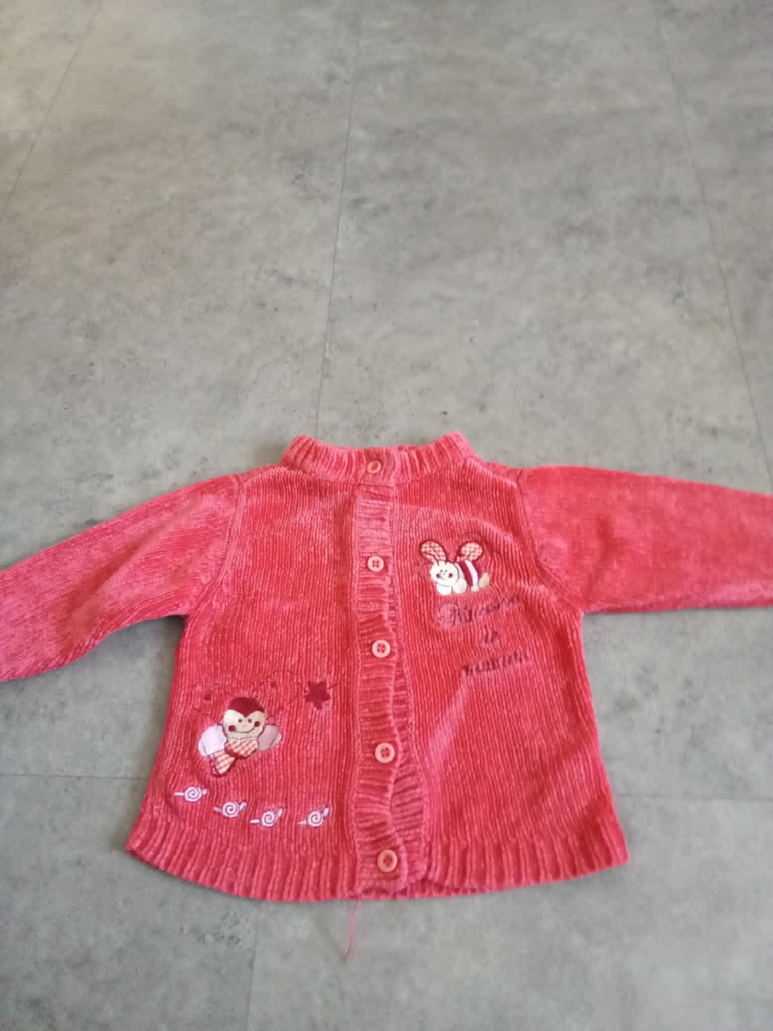 troc de troc cardigan 6 mois  avec logo bob et julie image 0