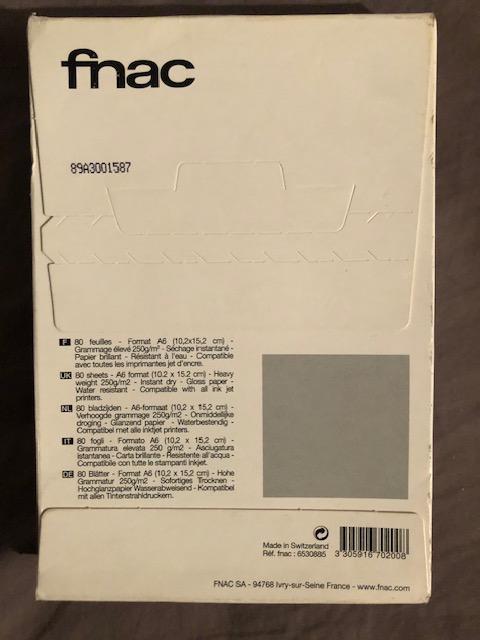 troc de troc pour sissi : papier photo brillant 80 feuilles 10x15cm fnac image 1