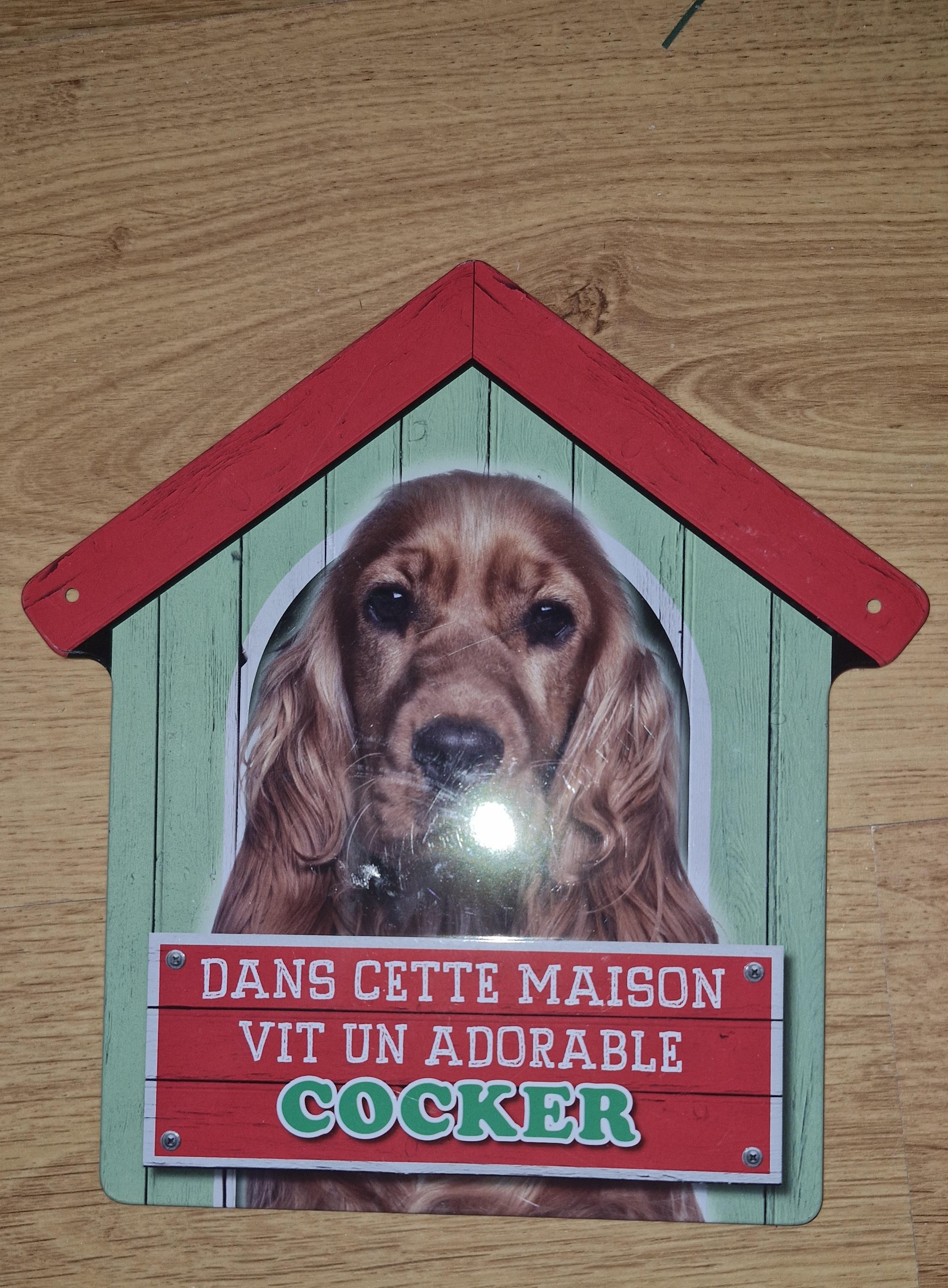 troc de troc plaque chien image 0